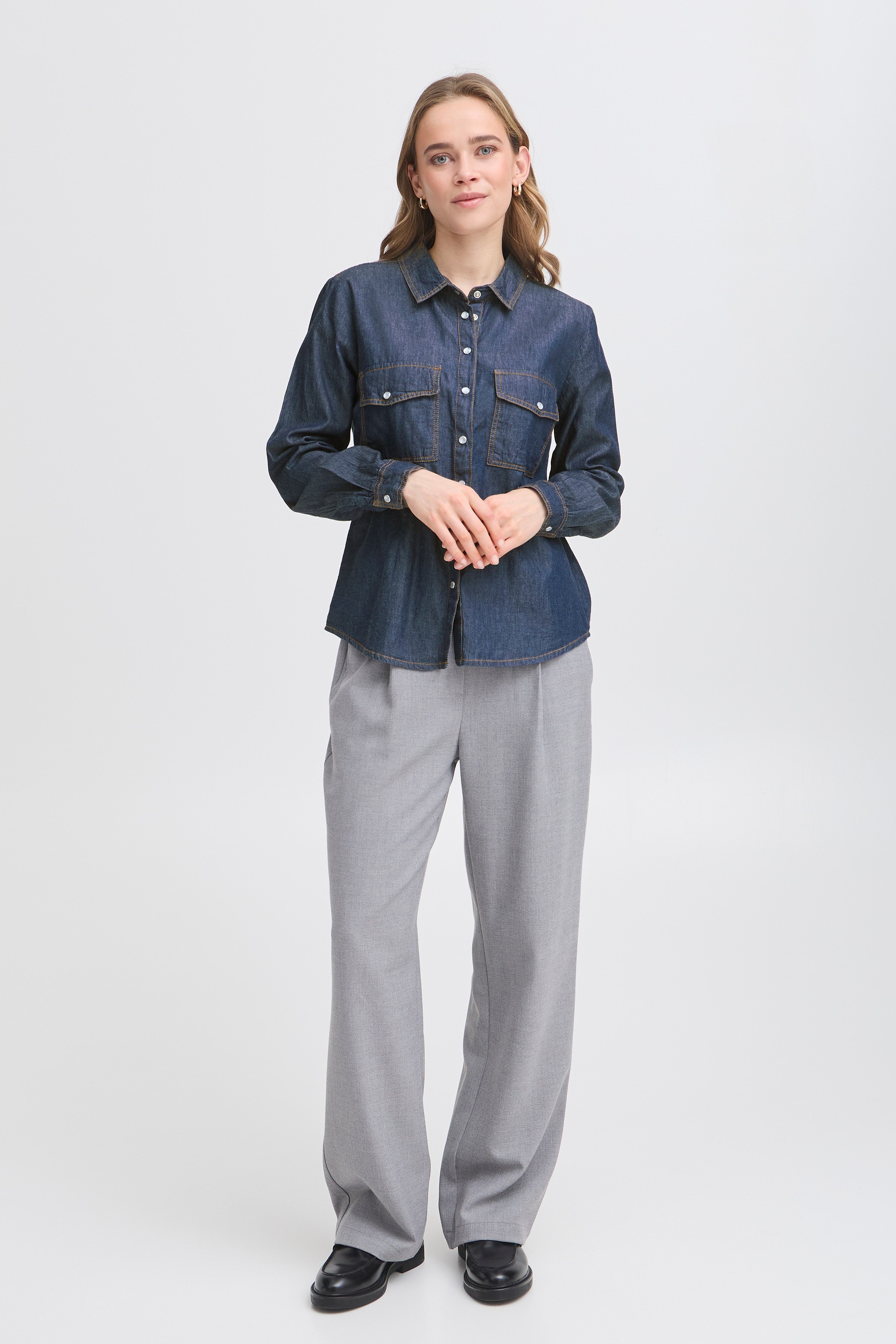 FRLARISSA Skjorte LOOKBOOK FRONT 20616195-202717