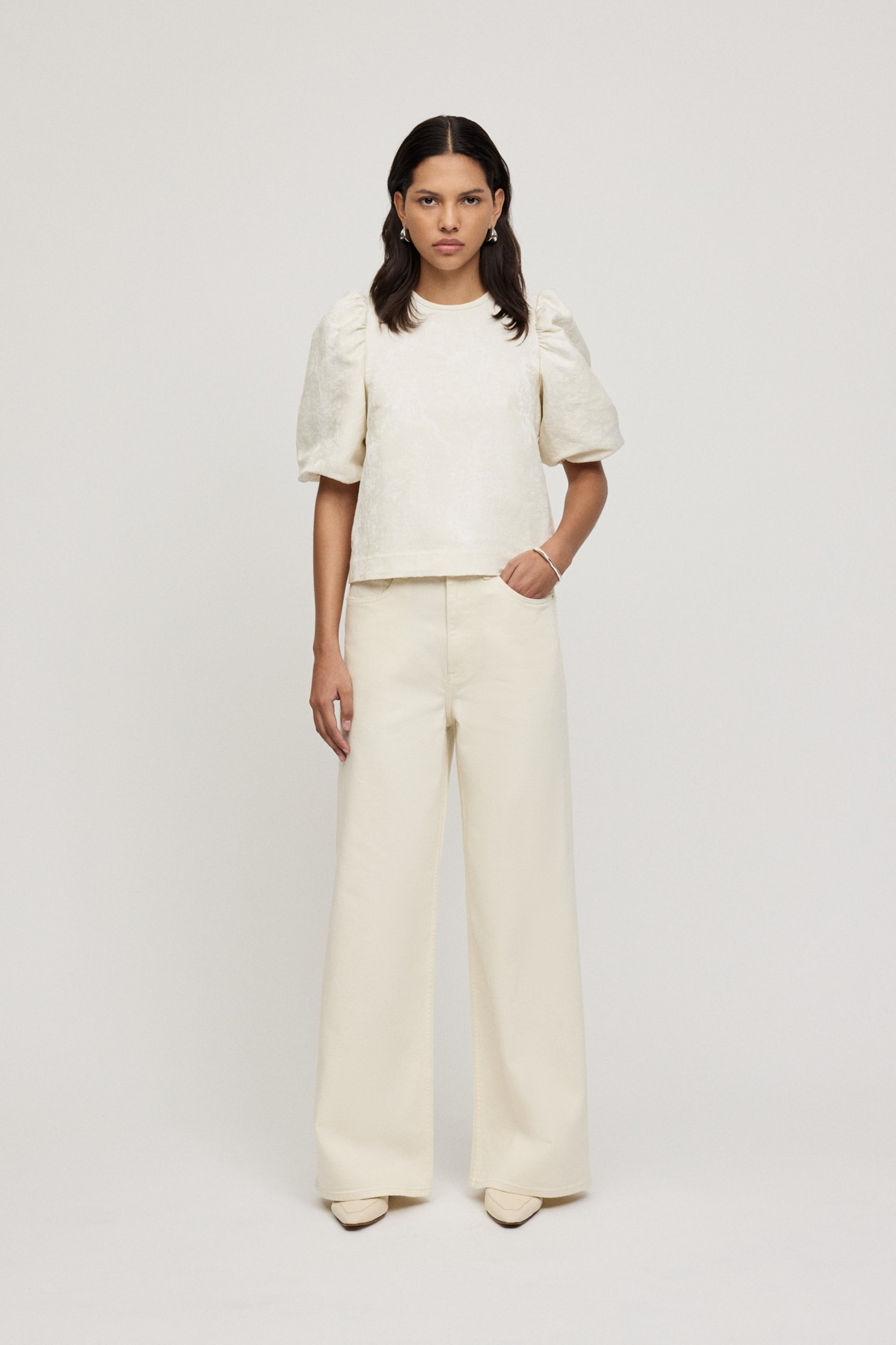 ELISABETH Bluse LOOKBOOK FRONT 30600481-WH010