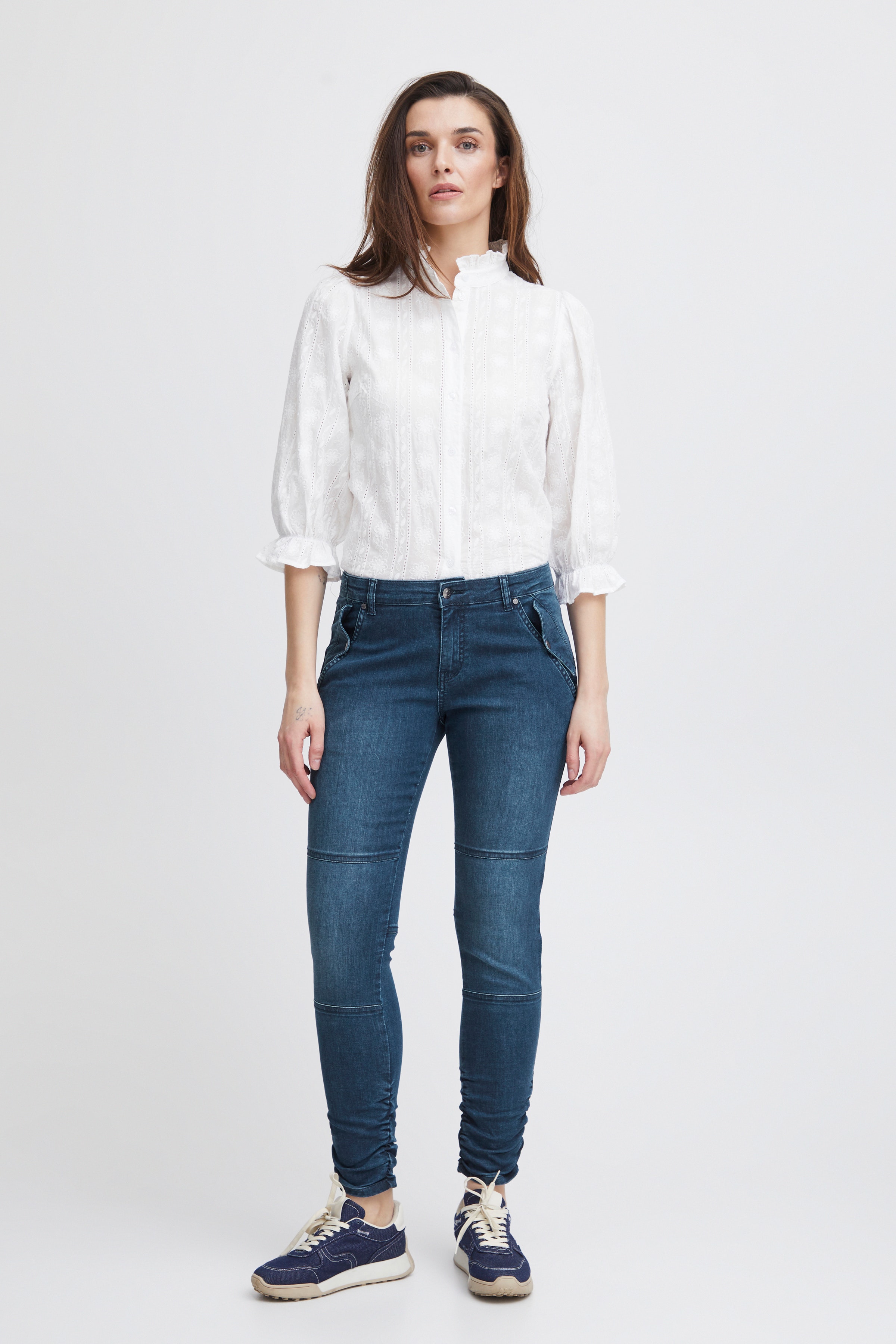 PZFAYLINN Mid Waist Skinny Leg Bukser LOOKBOOK FRONT 50207991-200005