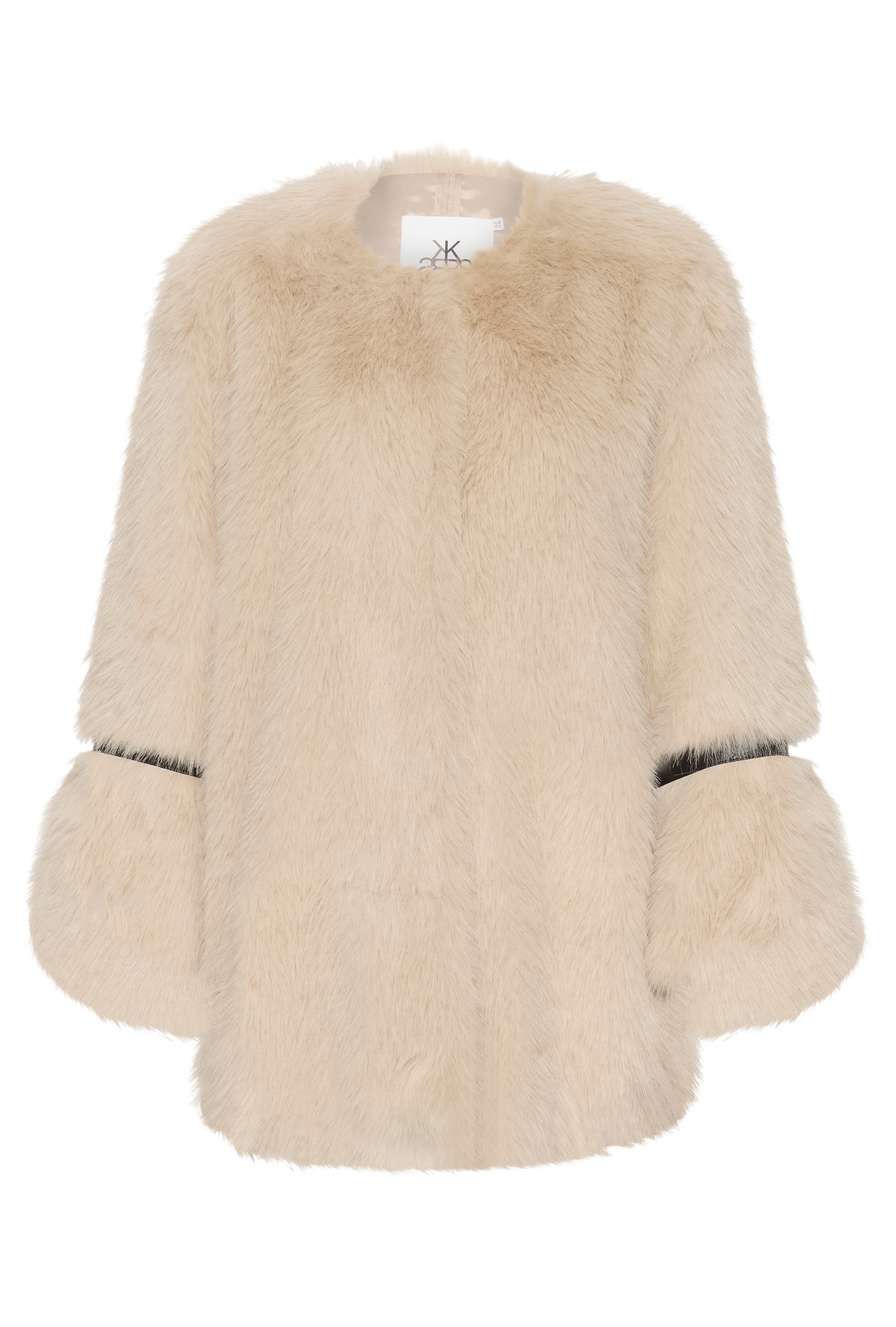 KBPearly Faux Fur frakke LOOKBOOK FRONT 10104998-154502