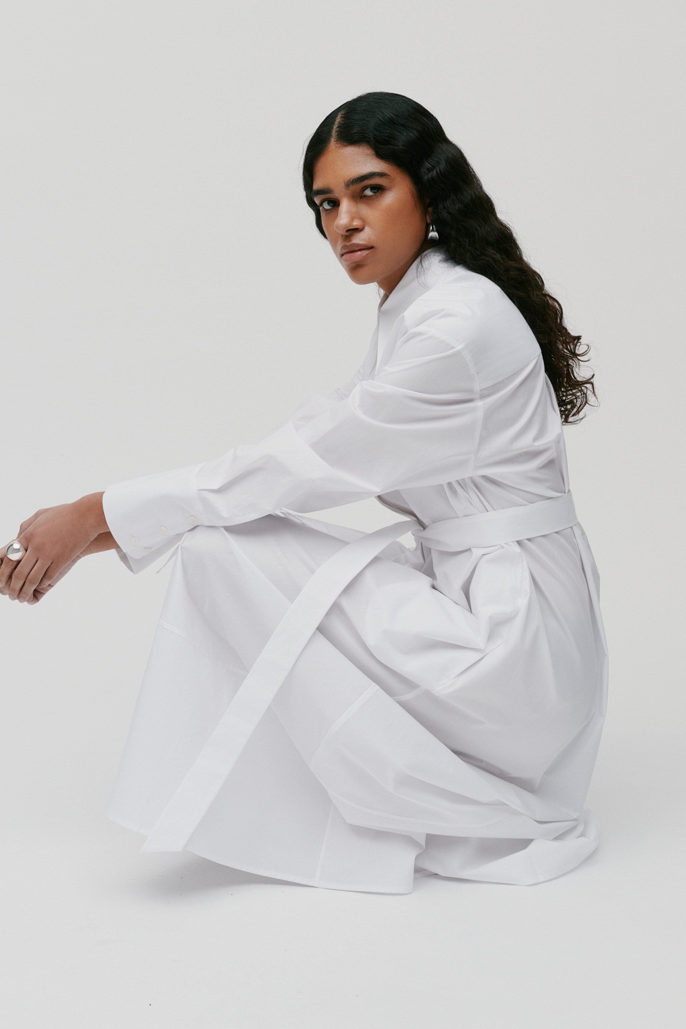 DINA Kjole LOOKBOOK DETAIL 30600743-WH001