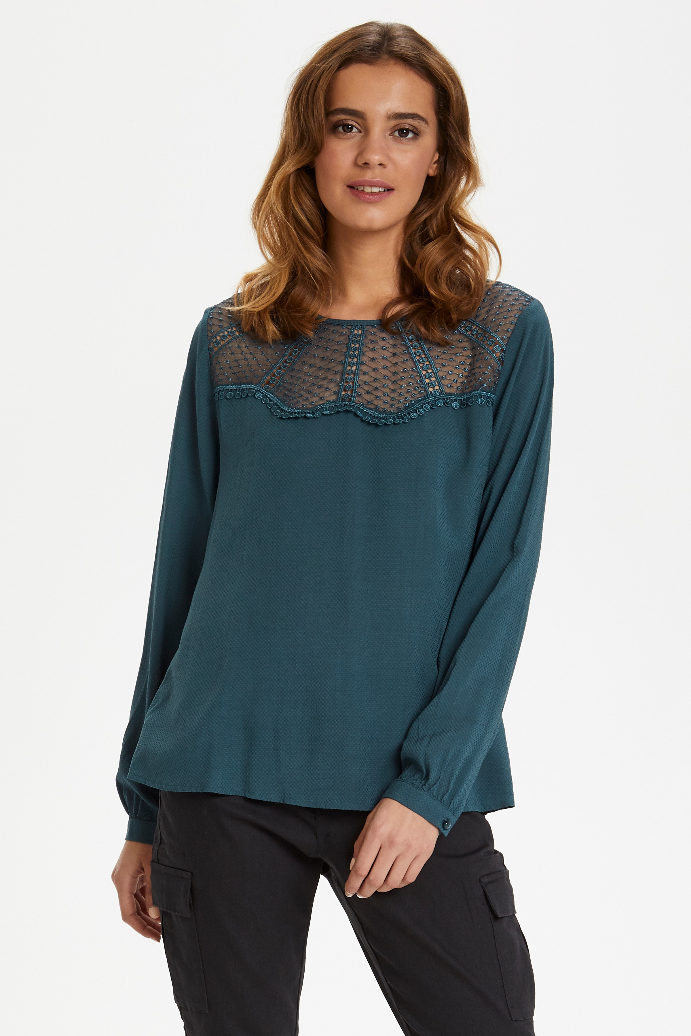 Langermet bluse LOOKBOOK FRONT 10503987-52642