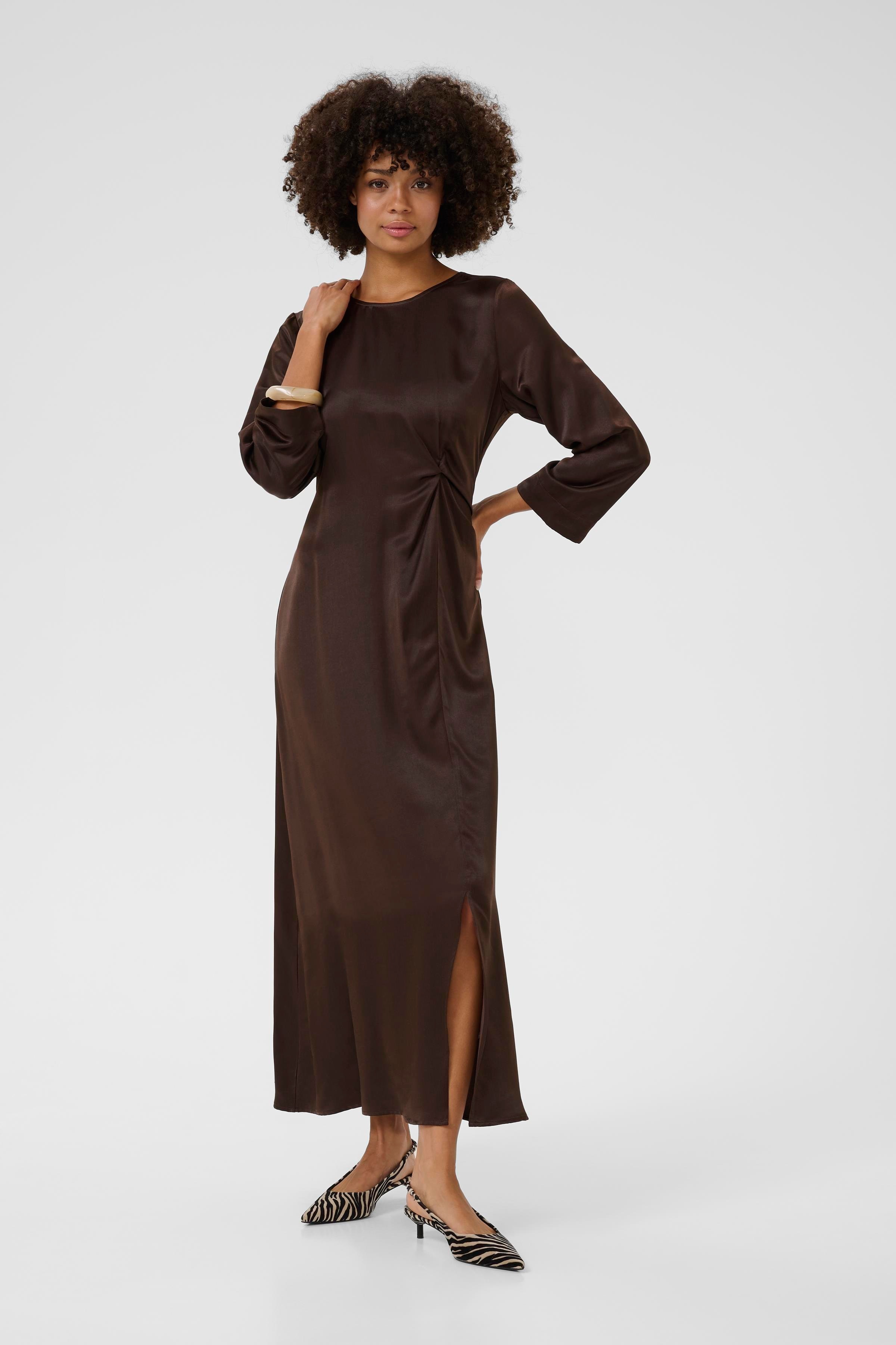 CUmollie Satin dress LOOKBOOK FRONT 50112291-190915
