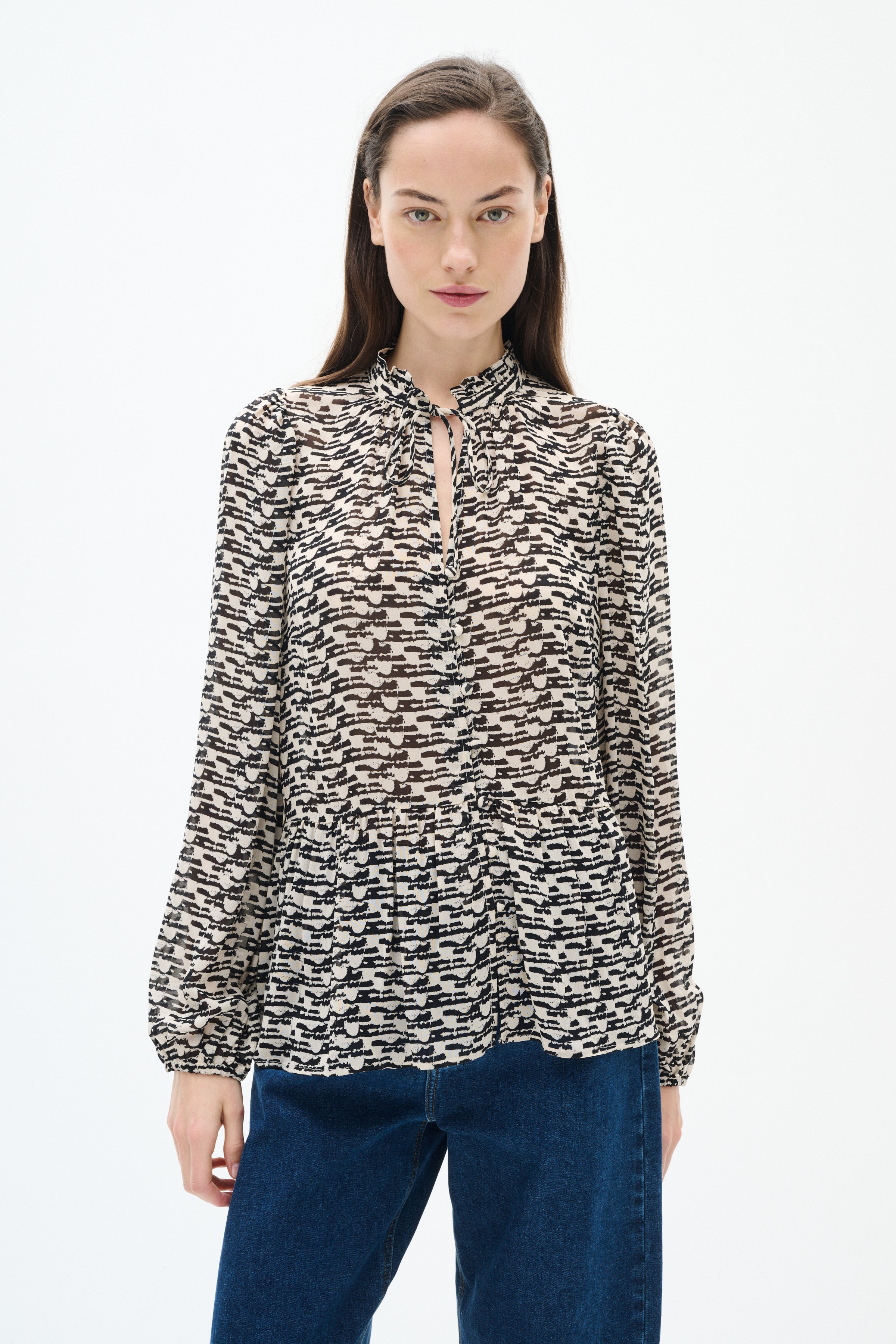 CessieIW Skjorta LOOKBOOK FRONT 30110251-303575