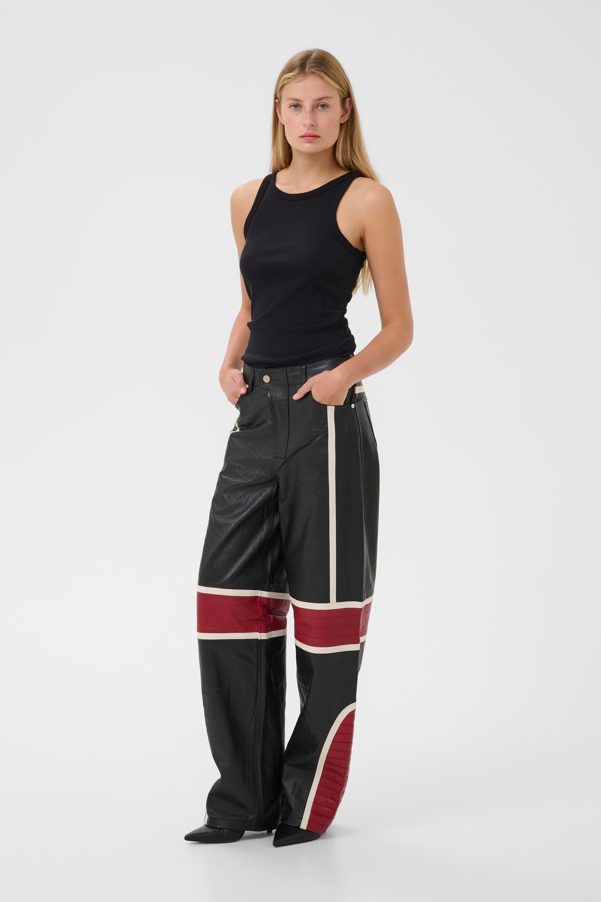 GZyvette Leather pants LOOKBOOK FRONT 10910551-100017