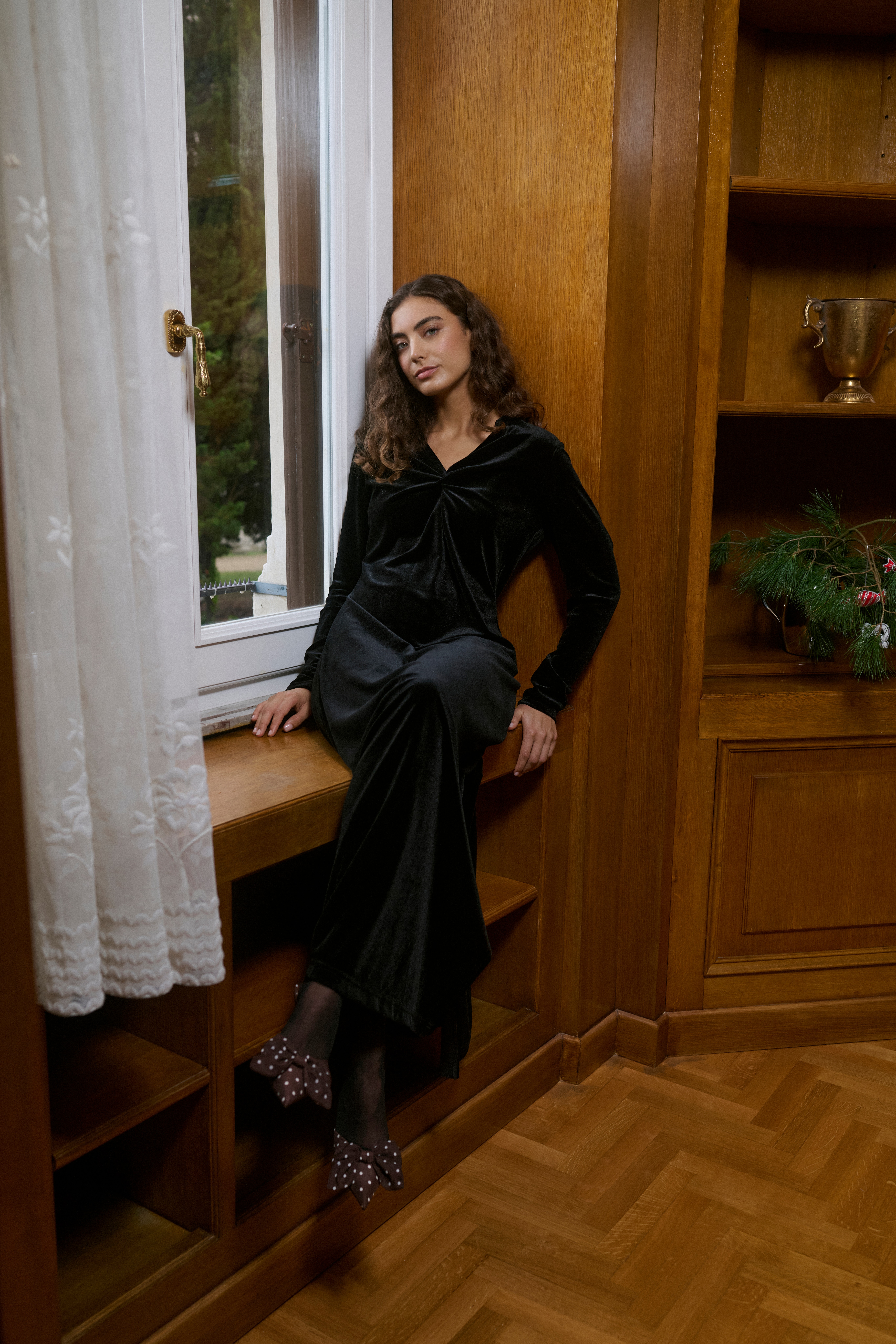 CUzoe Velourkleid LOCATION NONE 50112494-500012