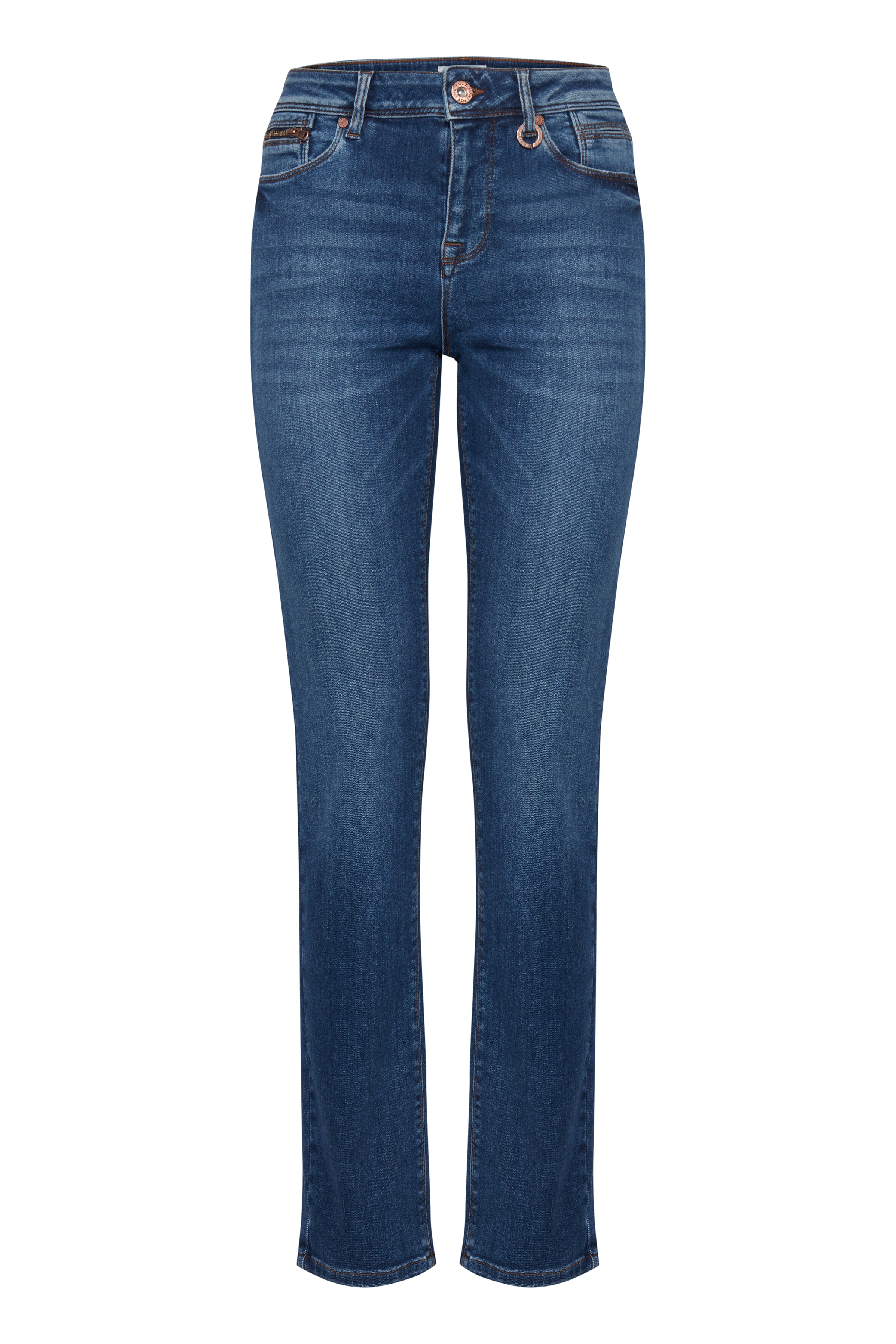 PZSANDRA Hw Jeans Straight Leg PACK FRONT 50205860-200005