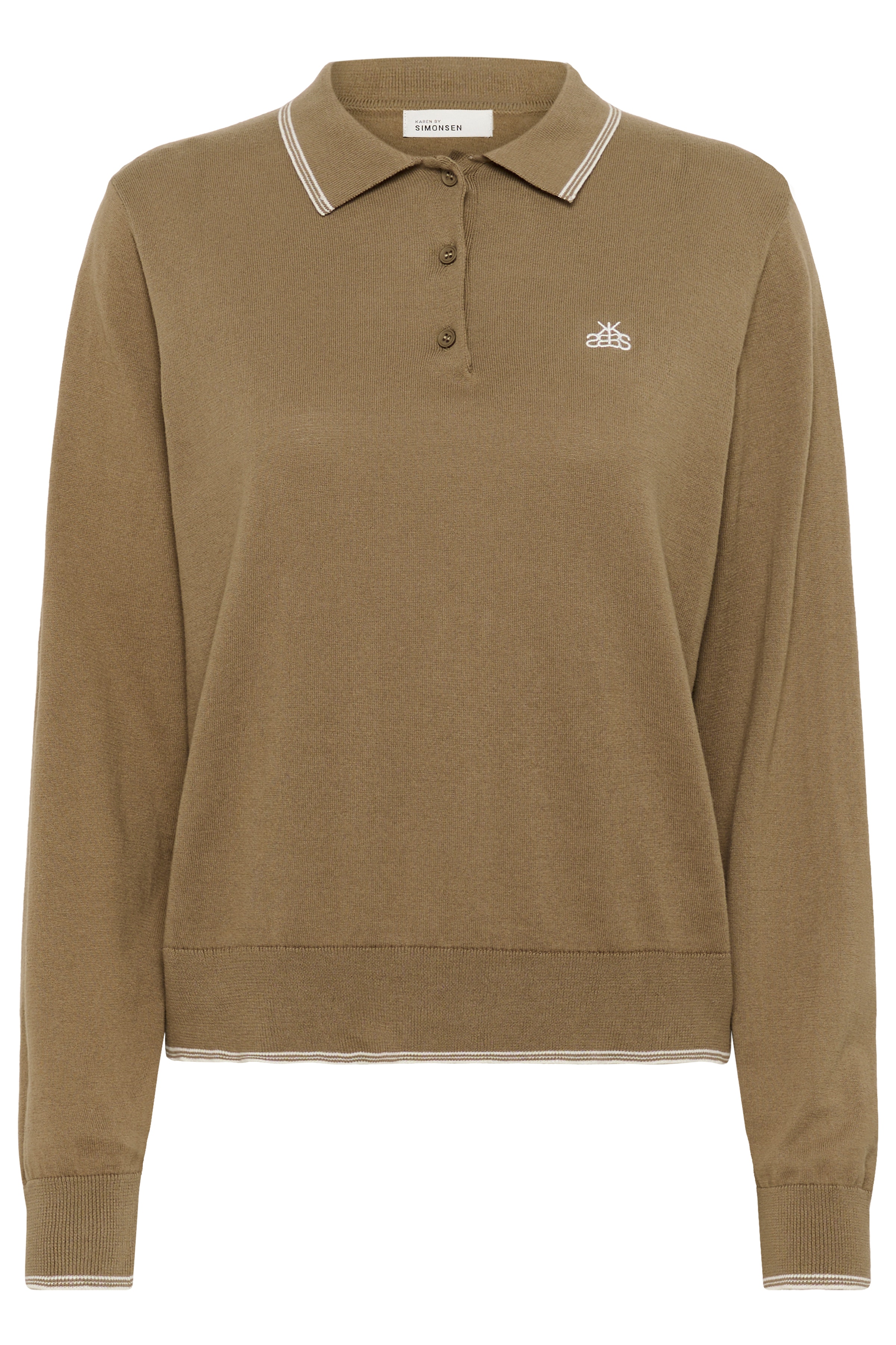 KBZabrina Poloshirt i strik PACK FRONT 10105682-181017