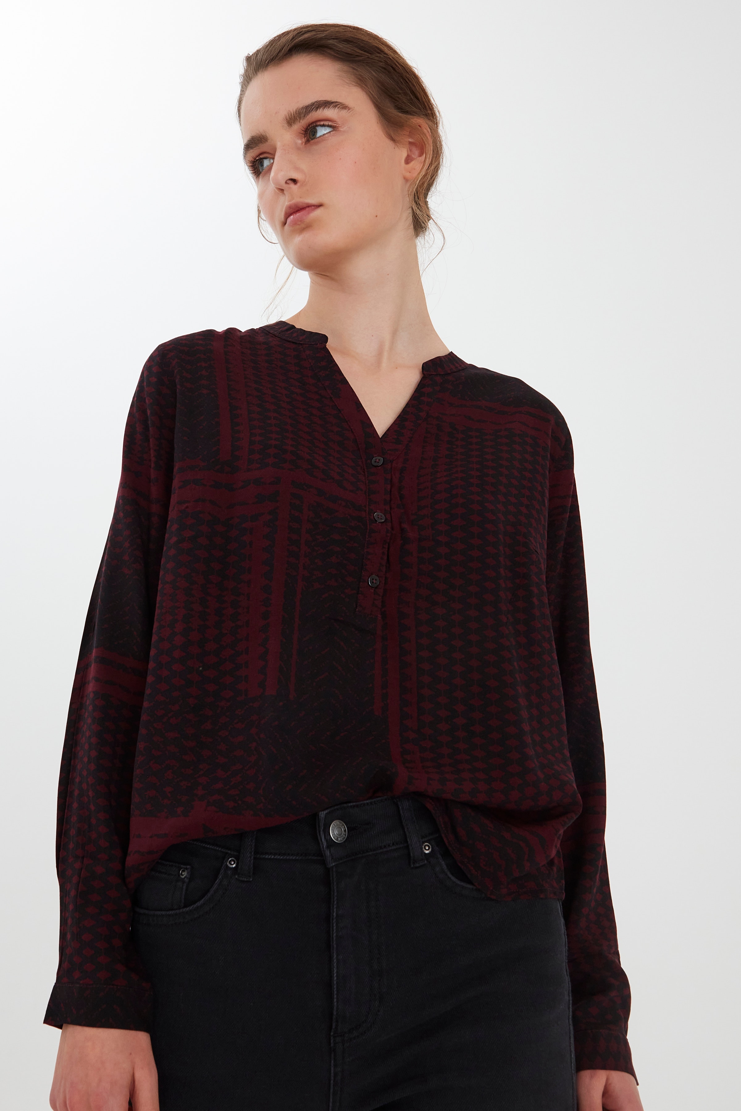 Langarm-Bluse LOOKBOOK FRONT 20808578-80617