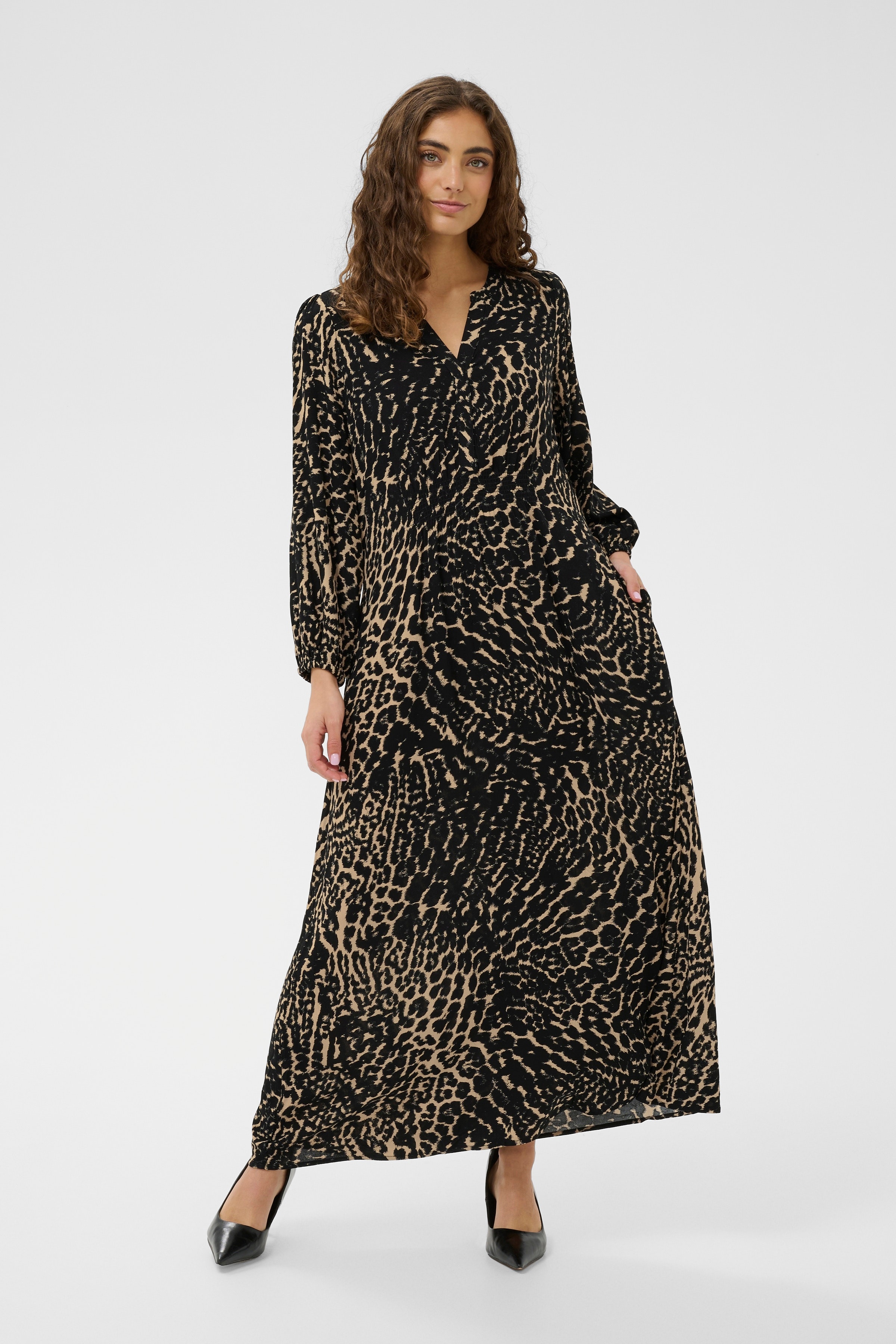 CUando Leoparden Kleid LOOKBOOK FRONT 50110823-106133