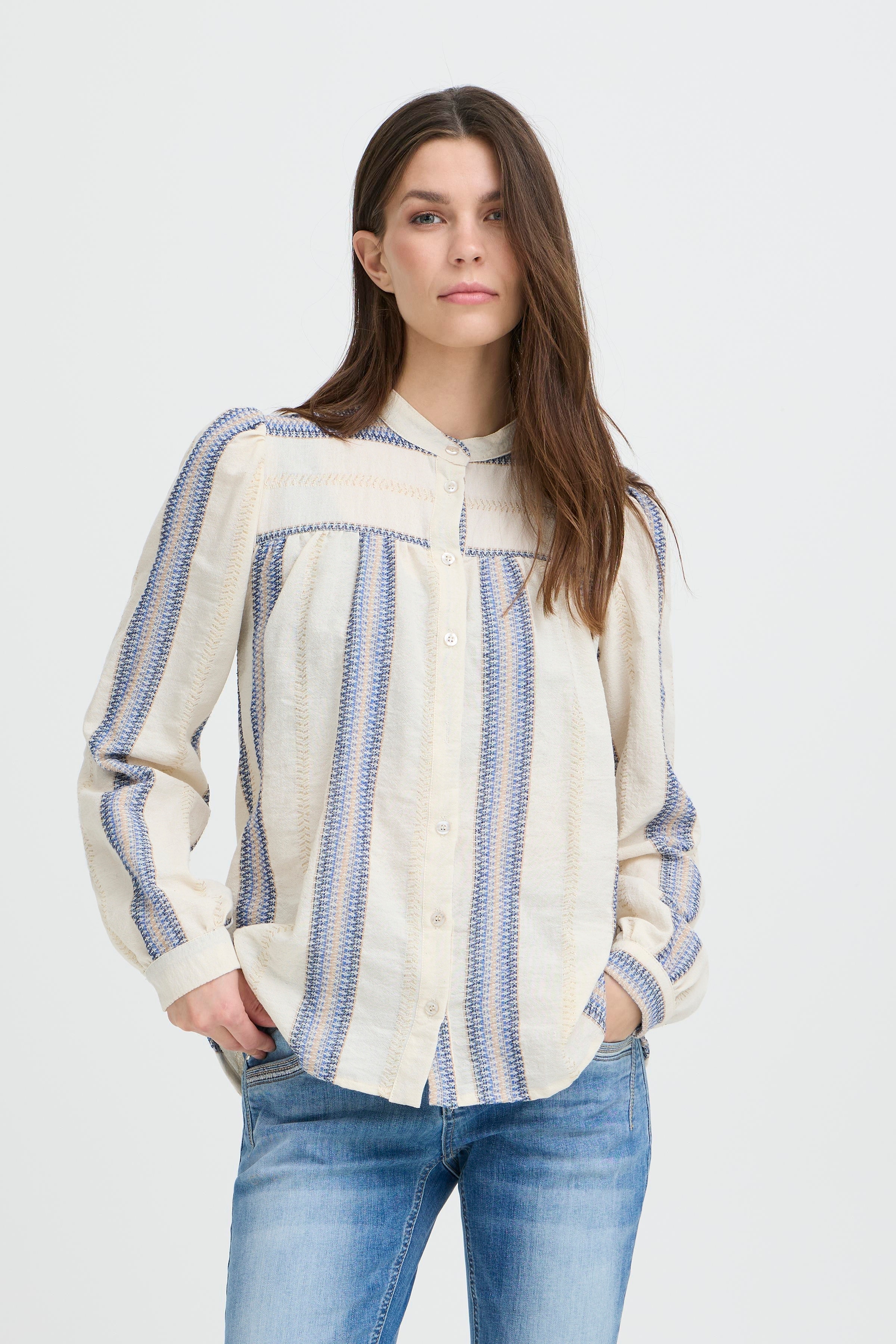 PZADOLA Skjorte LOOKBOOK FRONT 50210392-900006025