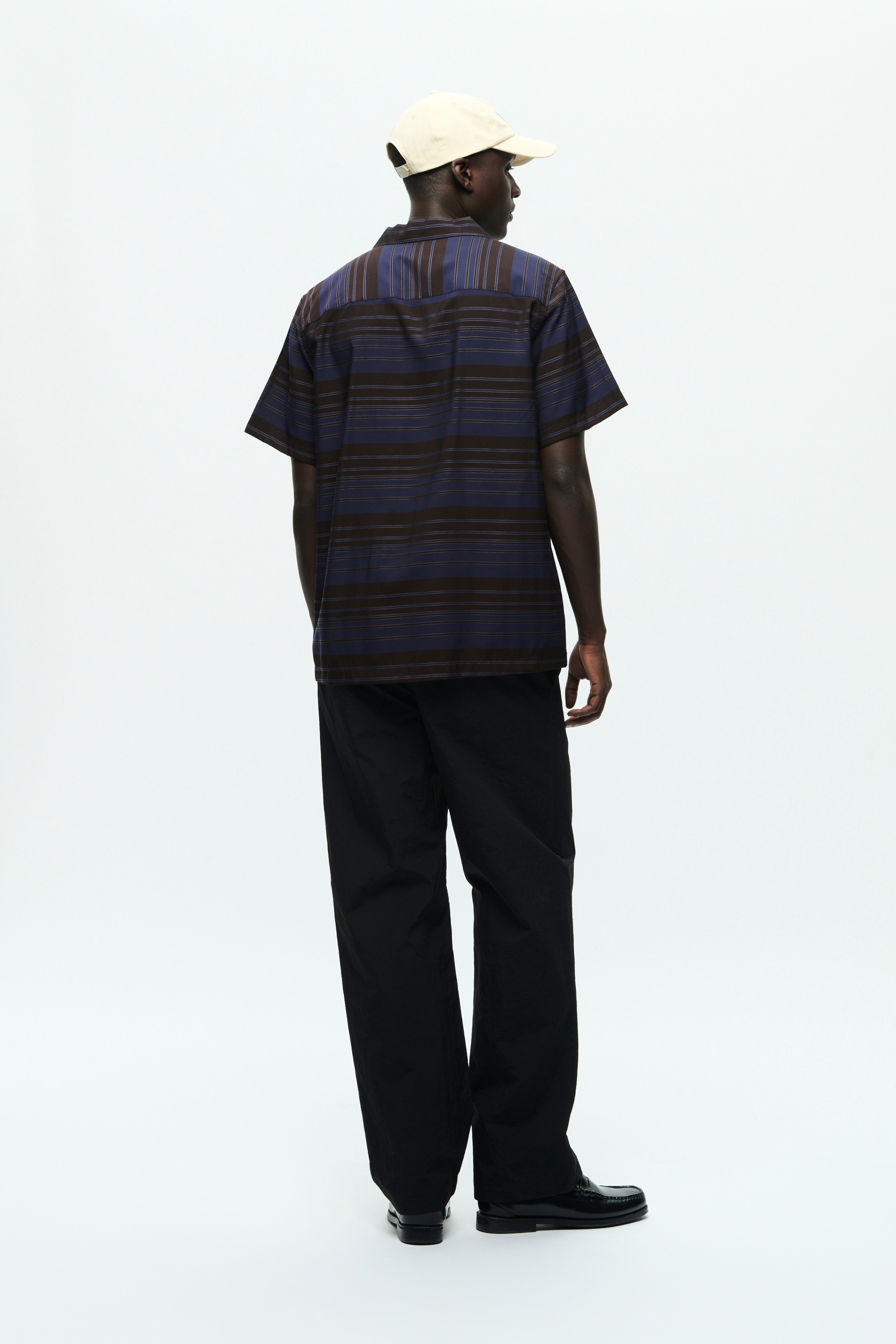 BEYOND社コンシャツ　ウッドランド Sサイズ WWaaron Shirt in galaxy blue color | WoodWood