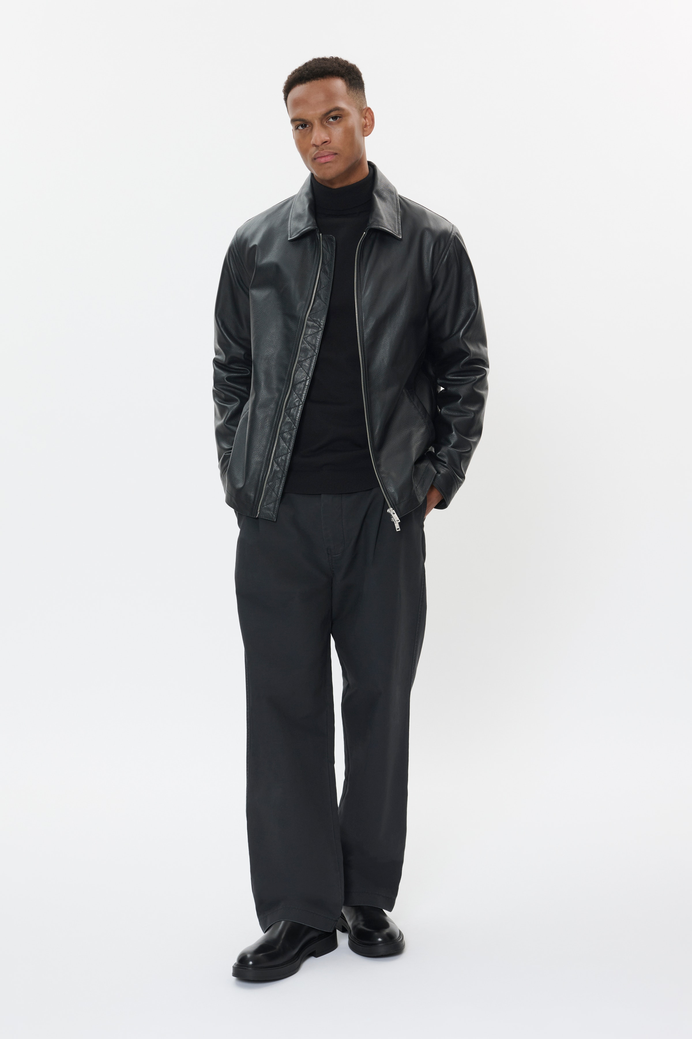 MAtheodore M73 Skinnjakke LOOKBOOK FRONT 30208601-300275