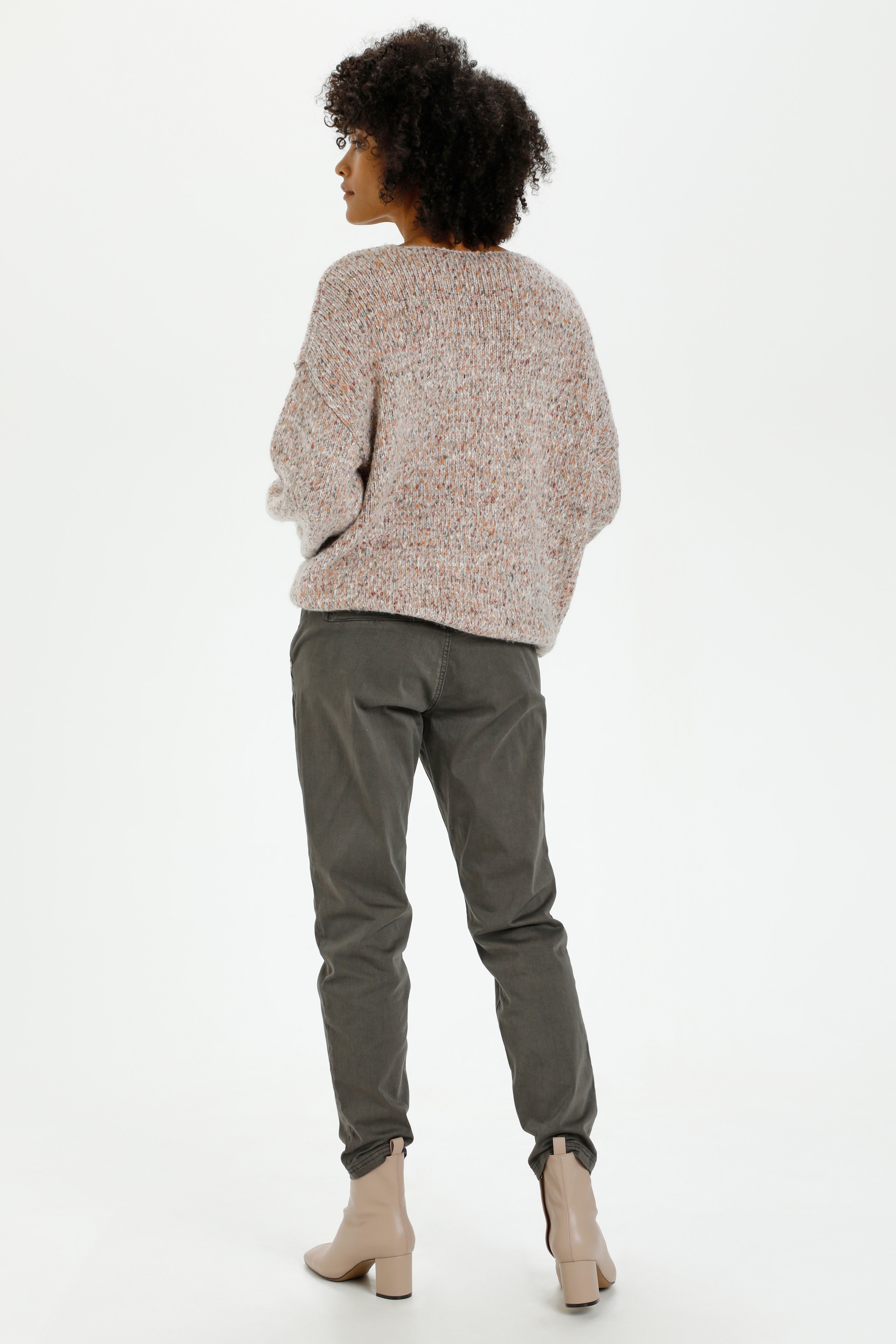 CRKiara Stickad cardigan LOOKBOOK BACK 10608635-101679