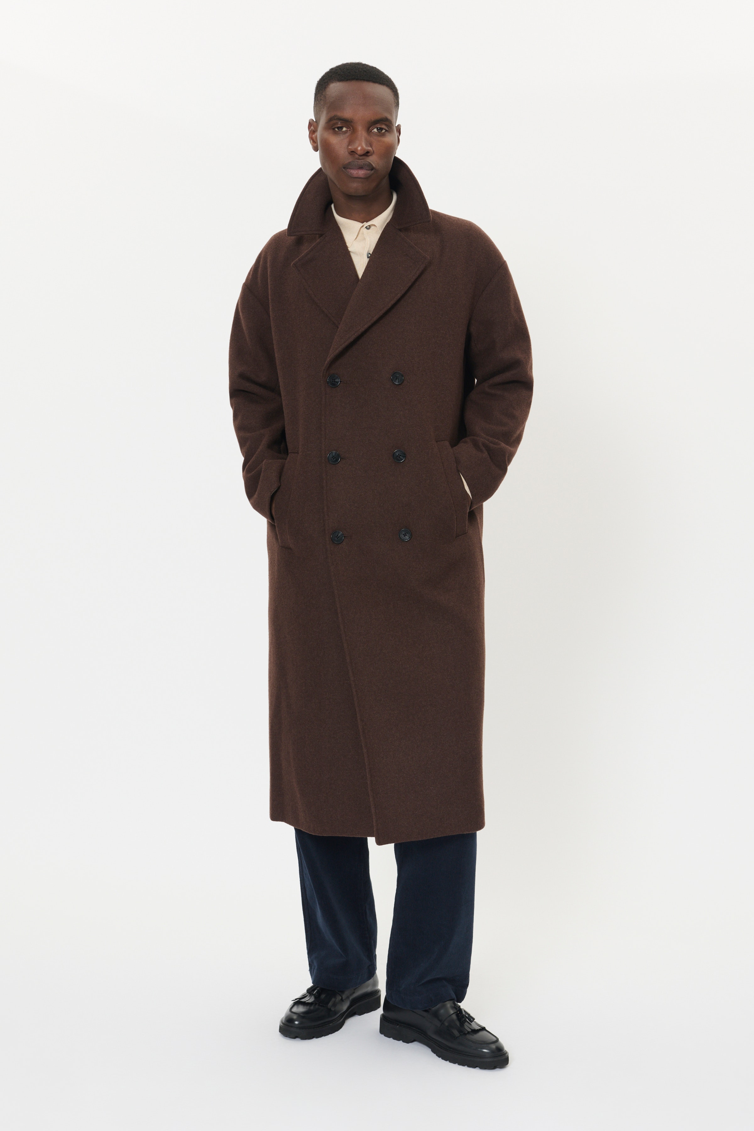 MABurnley Dobbelt­radet Uldfrakke LOOKBOOK FRONT 30208858-191419
