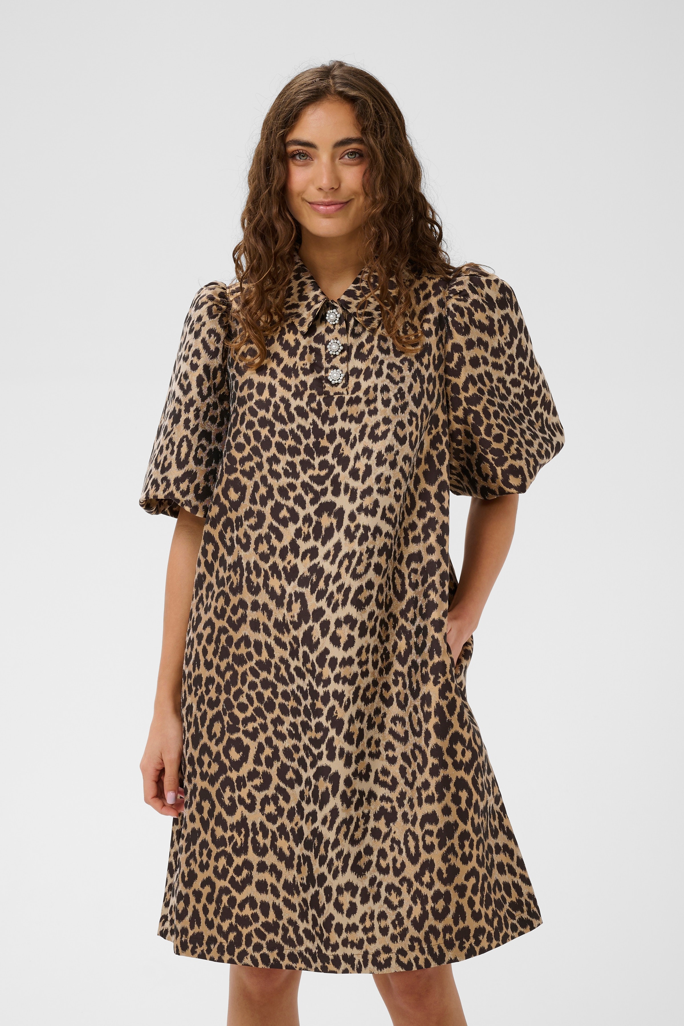 CUcarol Leopard dress LOOKBOOK FRONT 50112375-107401