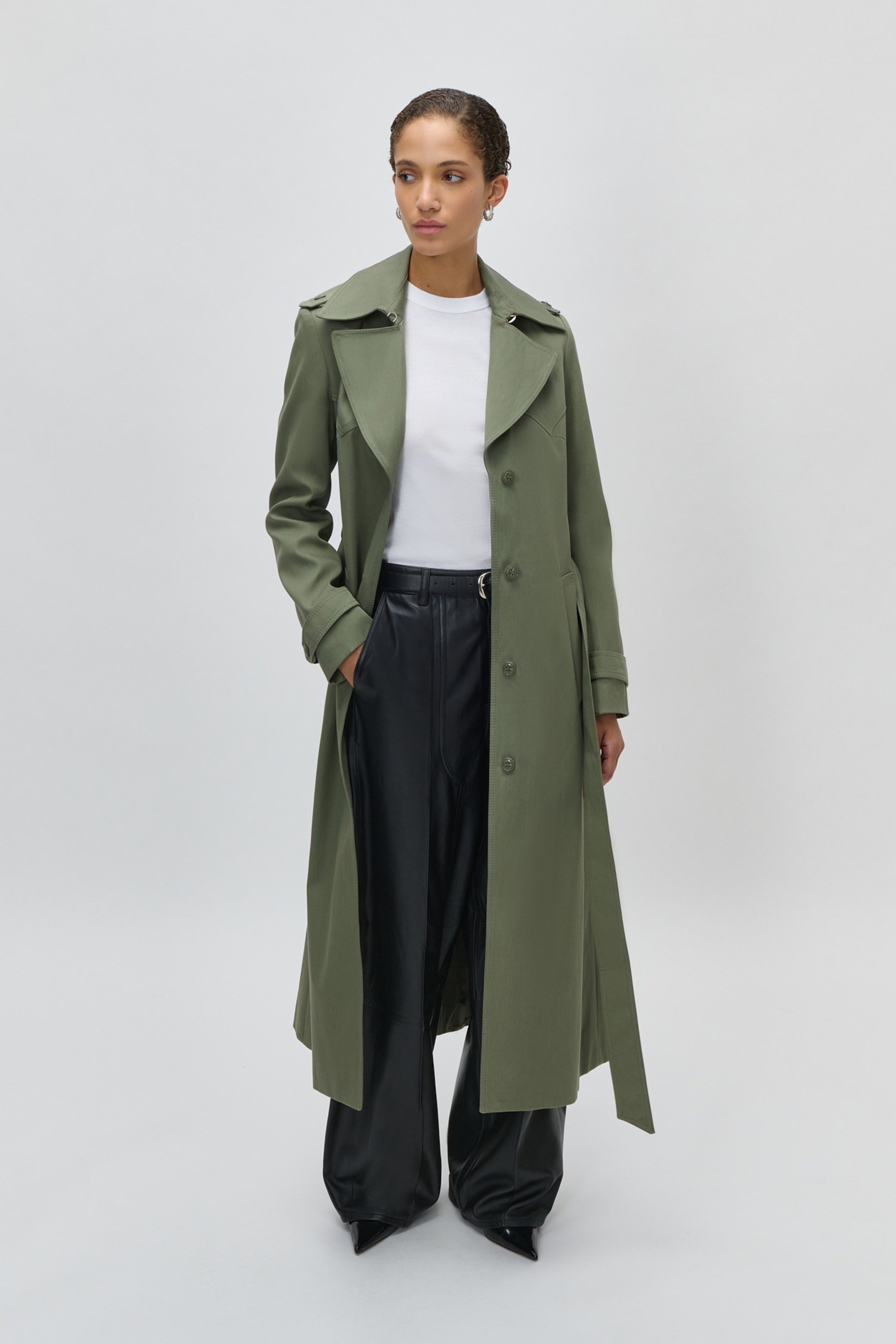 CRESSIDA Kåpe LOOKBOOK FRONT 30600571-GR511