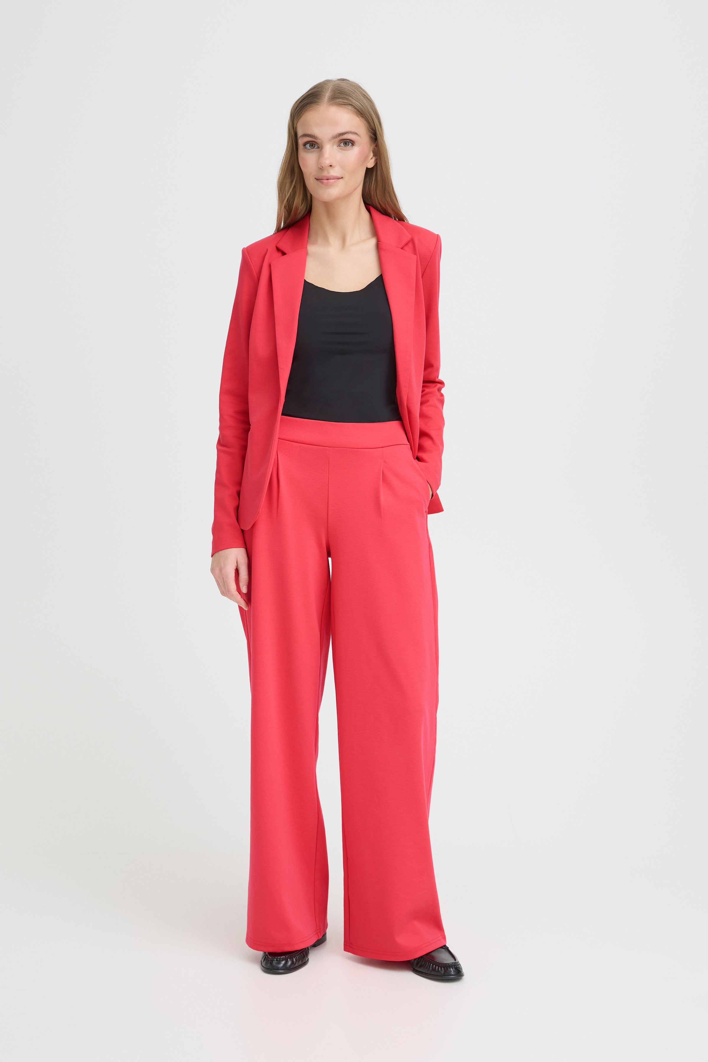 IHKATE LONG WIDE  Bukser LOOKBOOK FRONT 20118337-181756