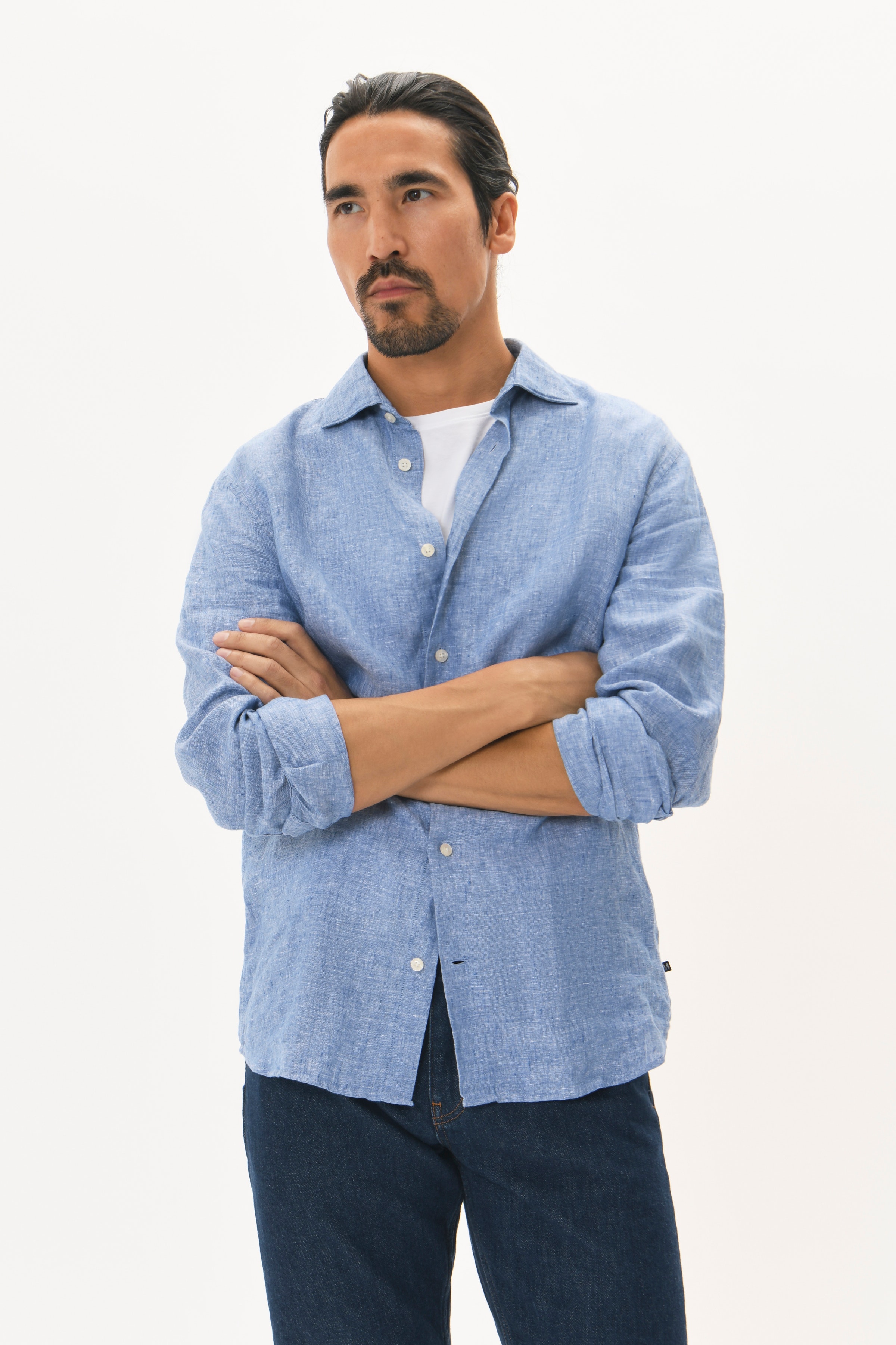 MAmarc linen shirt LOOKBOOK FRONT 30205841-194041