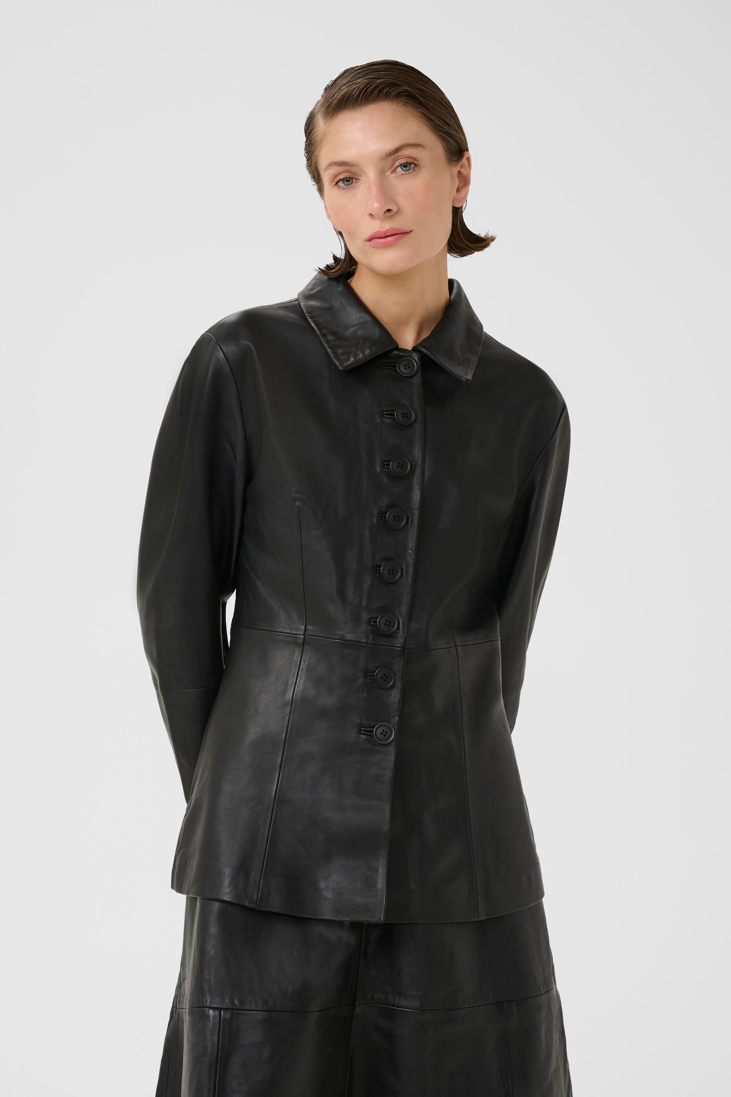 KBAnja Leather shirt LOOKBOOK FRONT 10105846-194008