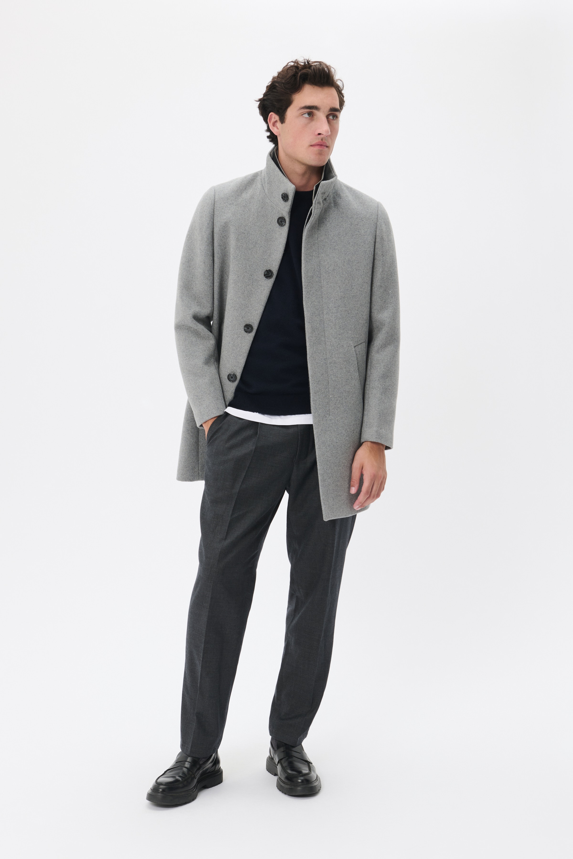 Harvey Wool Coat LOCATION NONE 30203845-300272