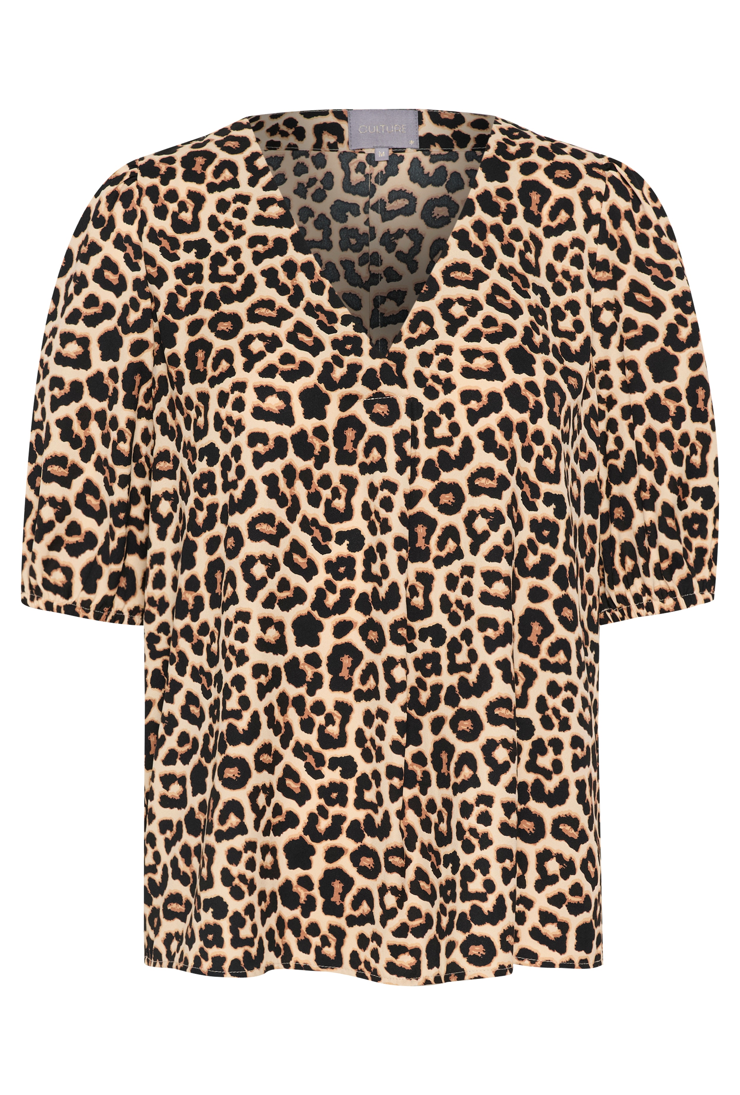 CUbesti Leopard bluse LOOKBOOK FRONT 50111179-106249