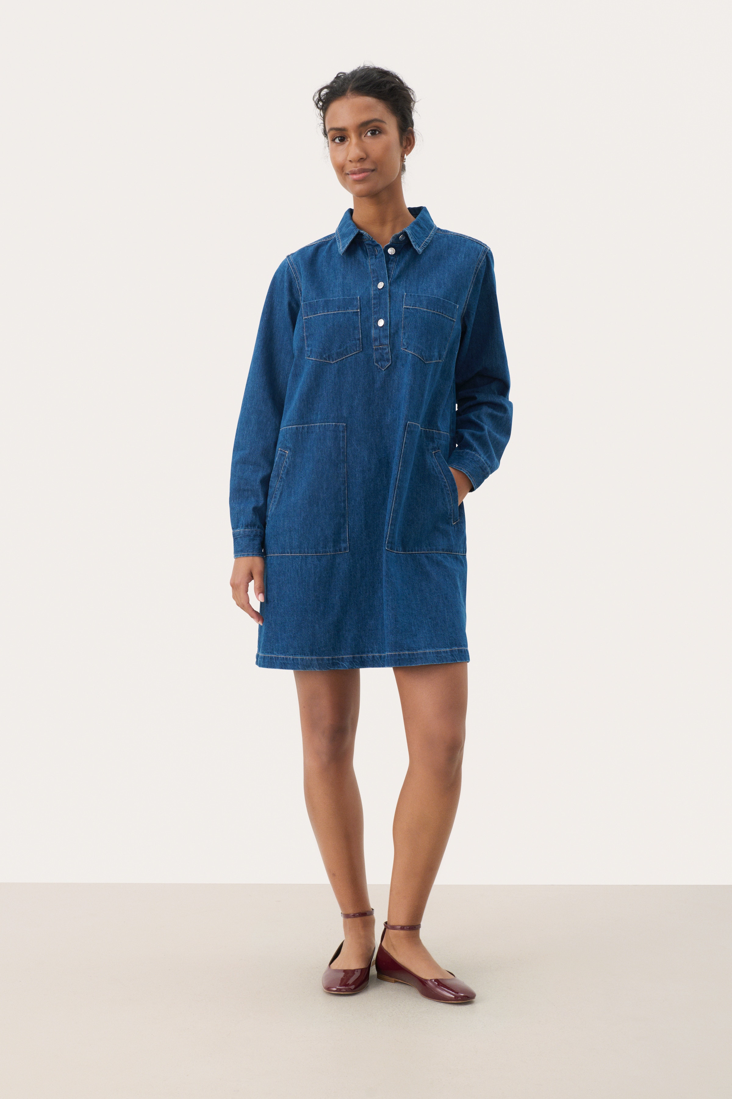 StinePW Denim dress LOCATION NONE 30308572-300145