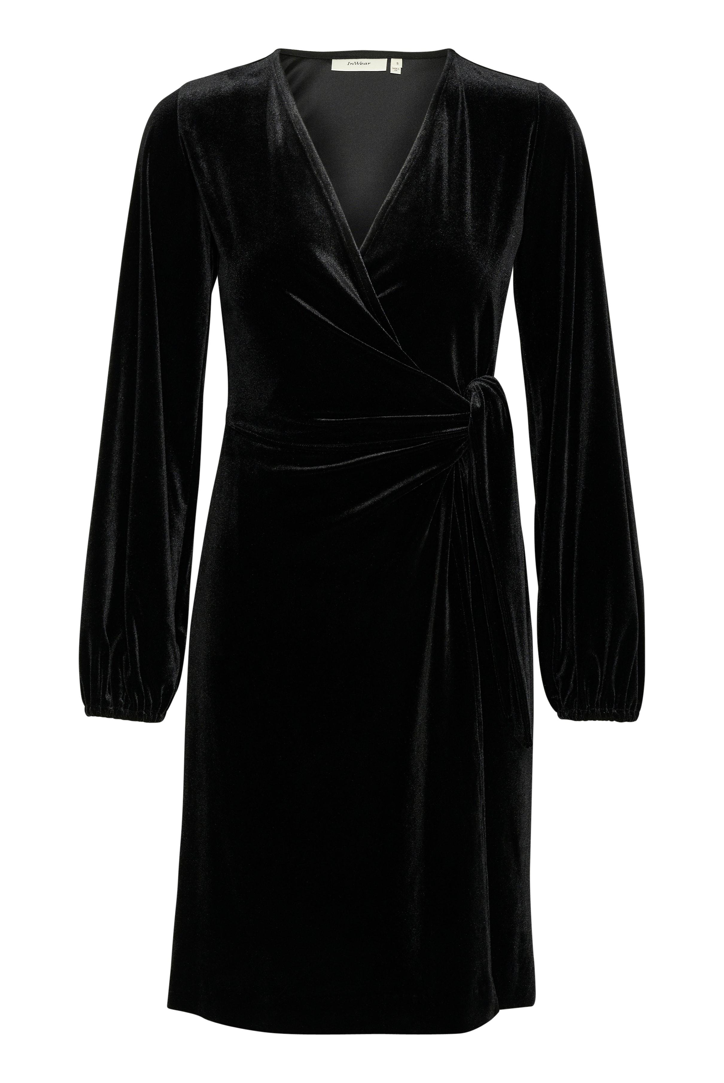 BrynnIW Goriel Velour Wrap Dress PACK FRONT 30110083-303225