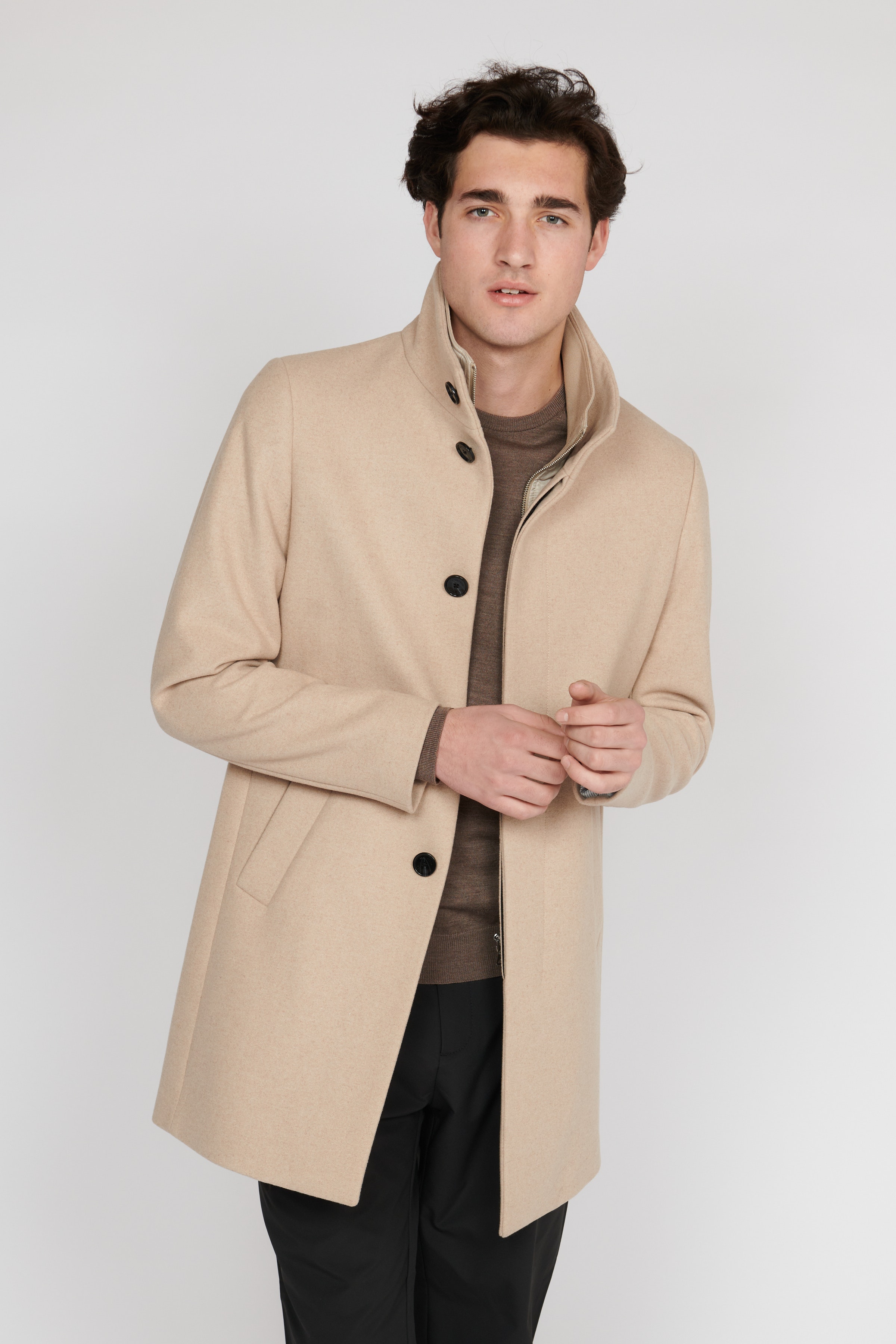 Harvey Uldfrakke LOOKBOOK FRONT 30203845-161105