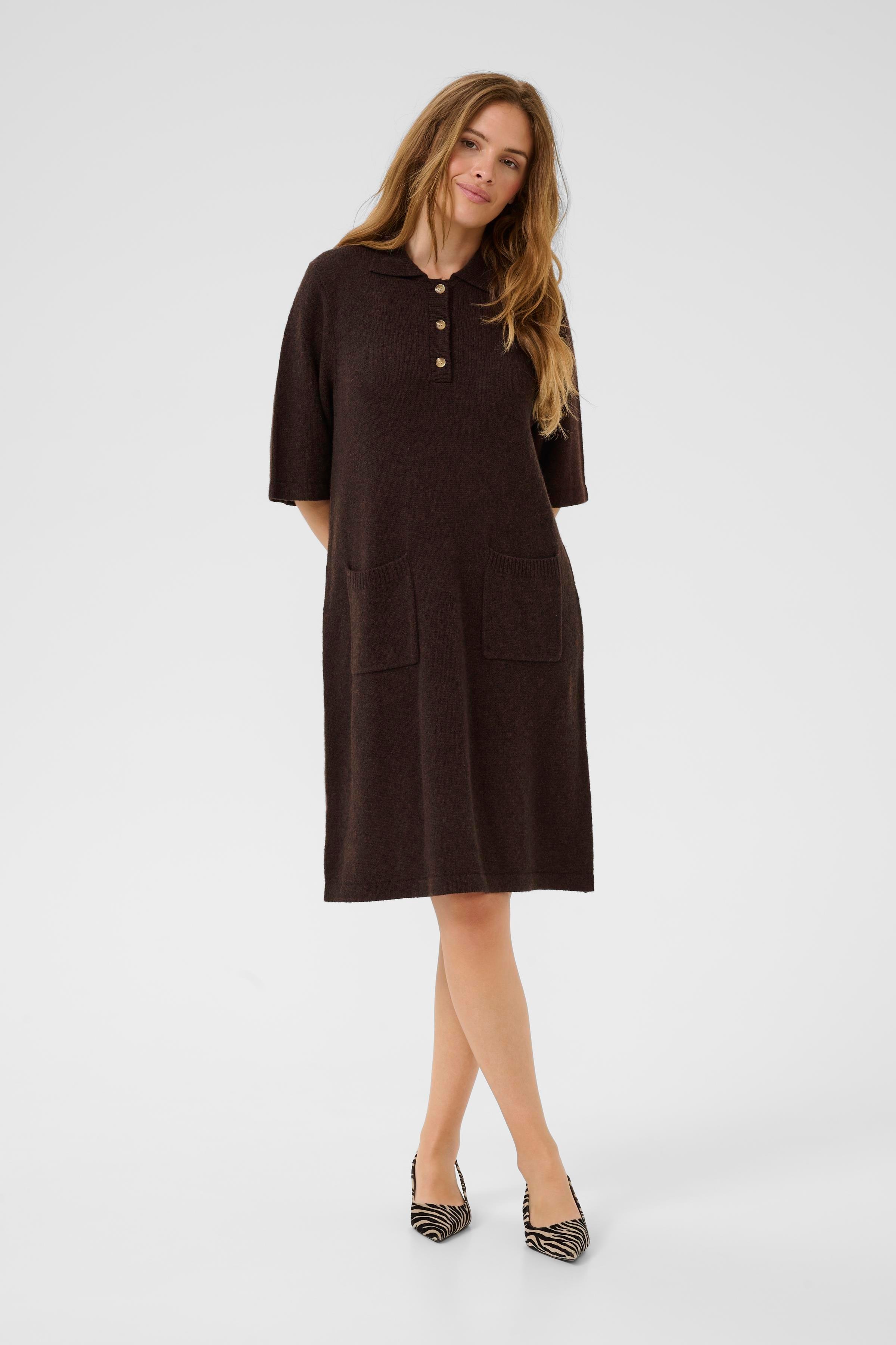 CUasima Knitted wool dress LOOKBOOK FRONT 50112446-1909151