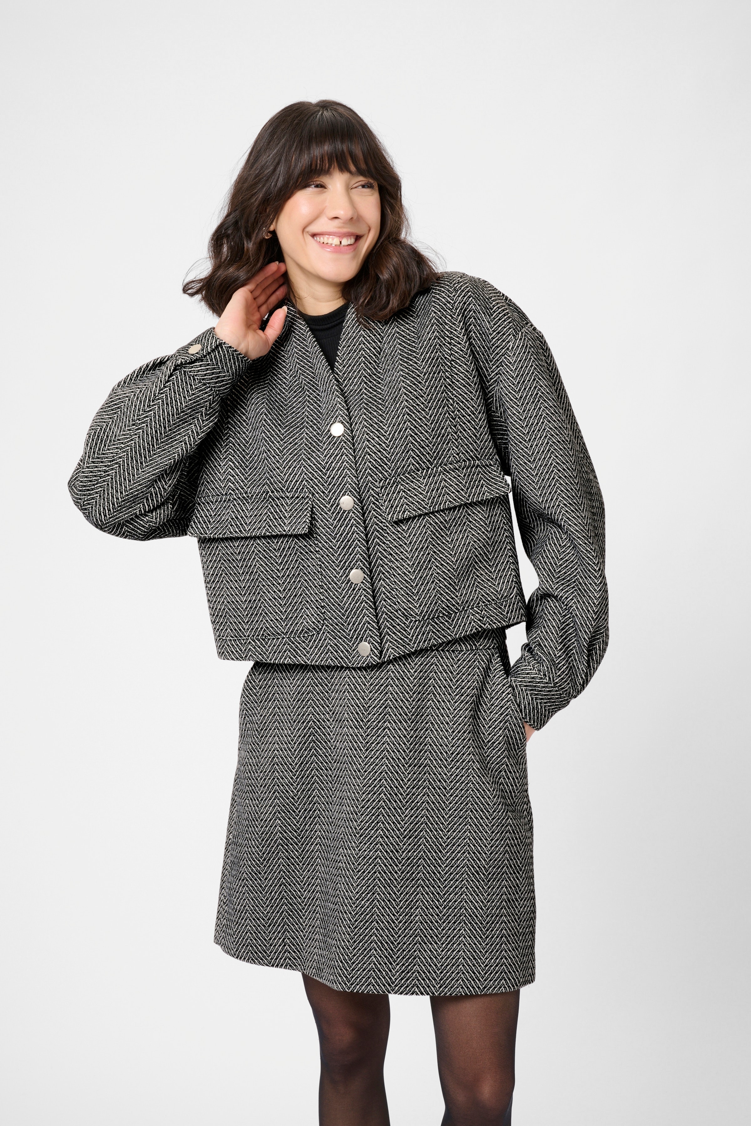 KAvalentina Casual jakke LOOKBOOK FRONT 10510850-108565