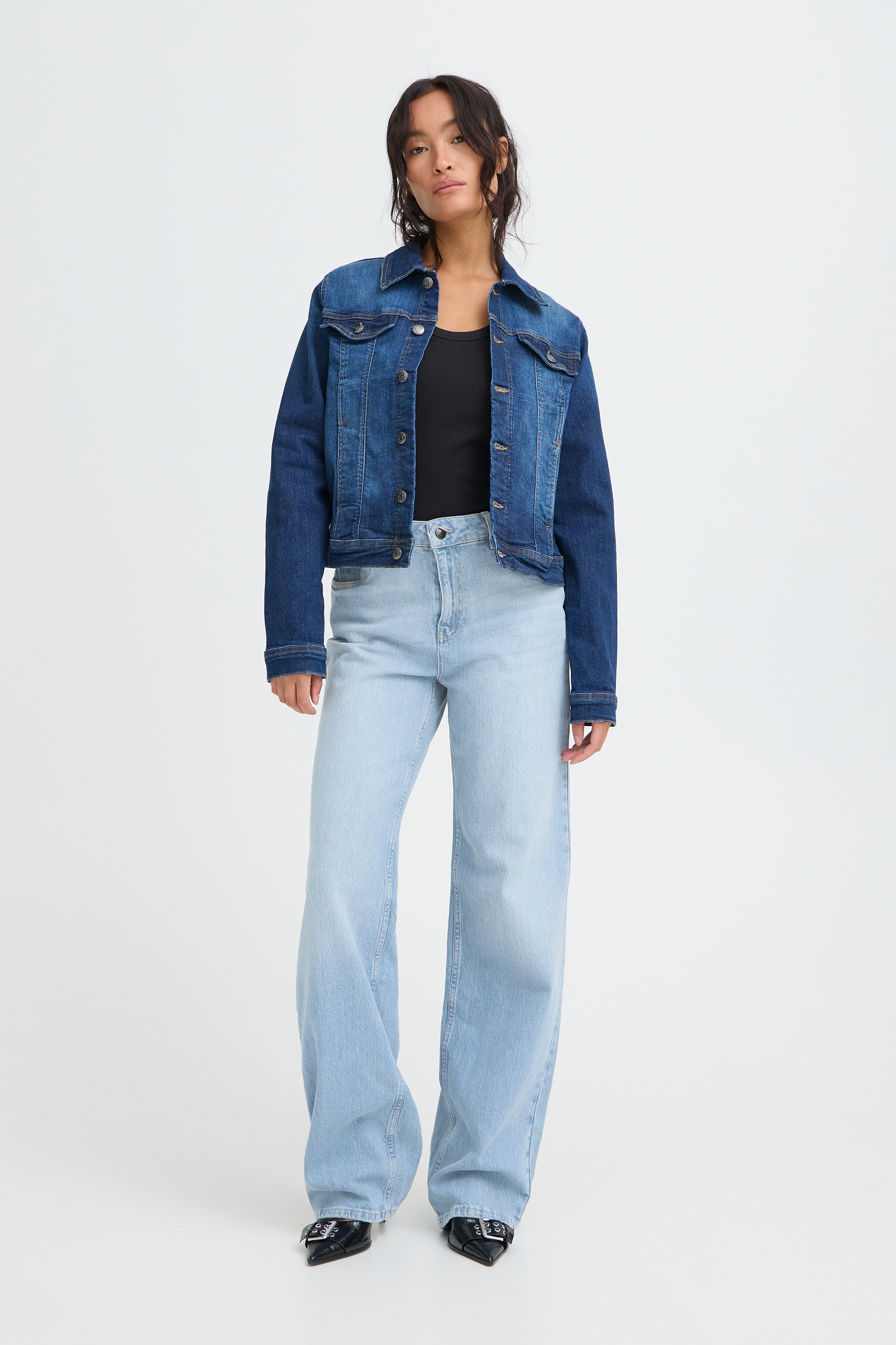 PZVEGA HW Jeans Wide Leg LOOKBOOK FRONT 50207173-200008