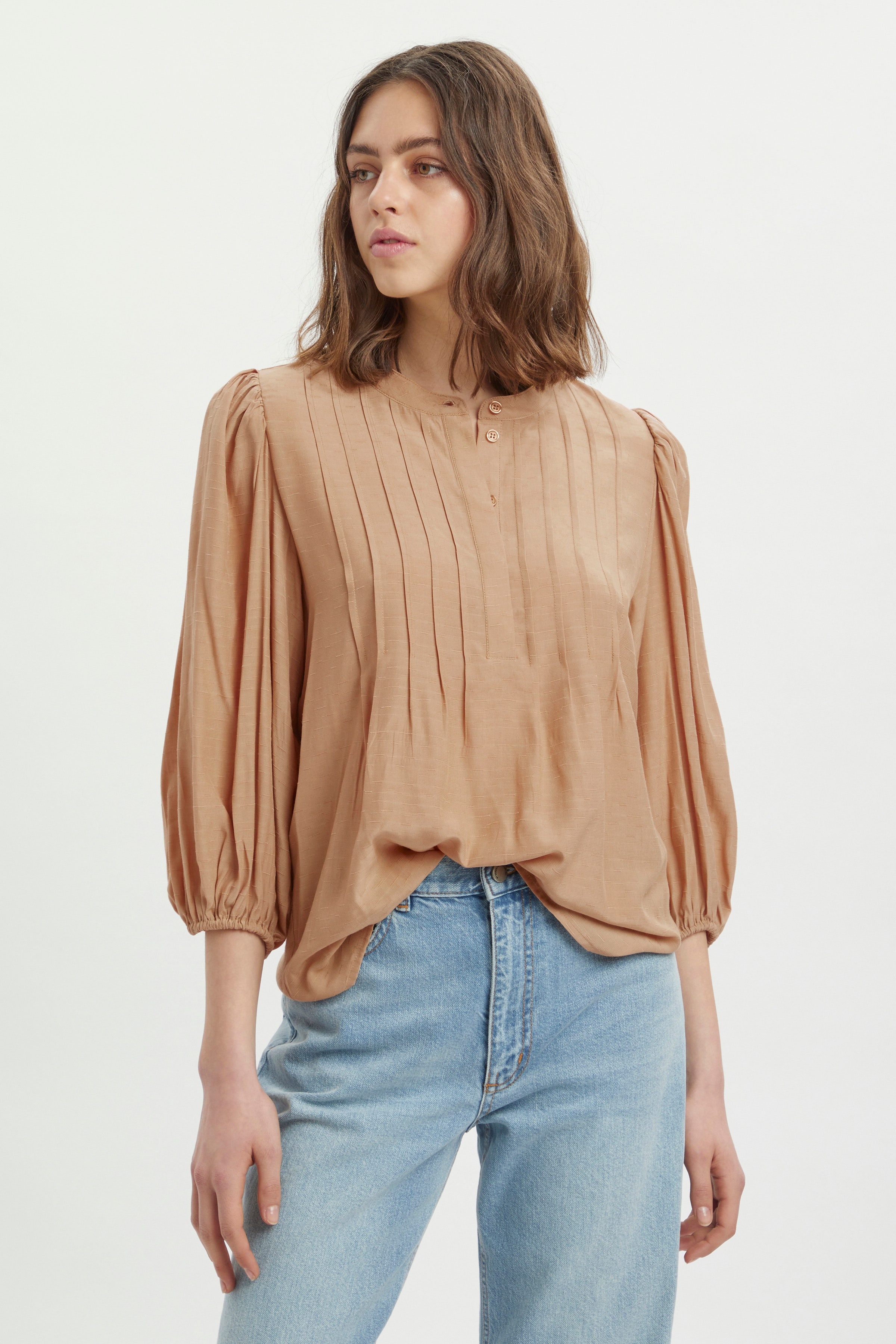 MWRachel Langarm-Bluse LOOKBOOK FRONT 10703475-171328