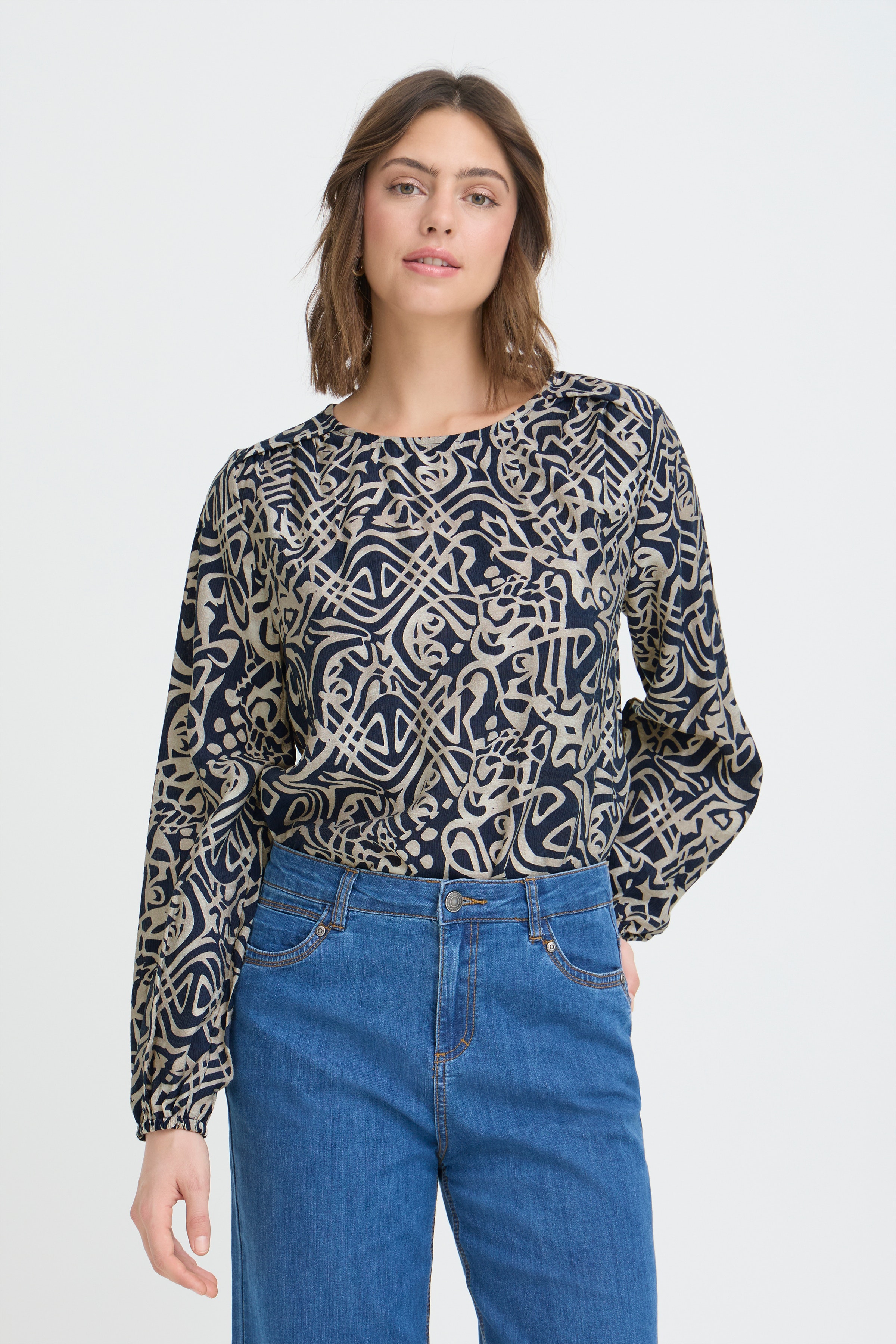 FRARIANA Bluse LOOKBOOK FRONT 20617394-900004391