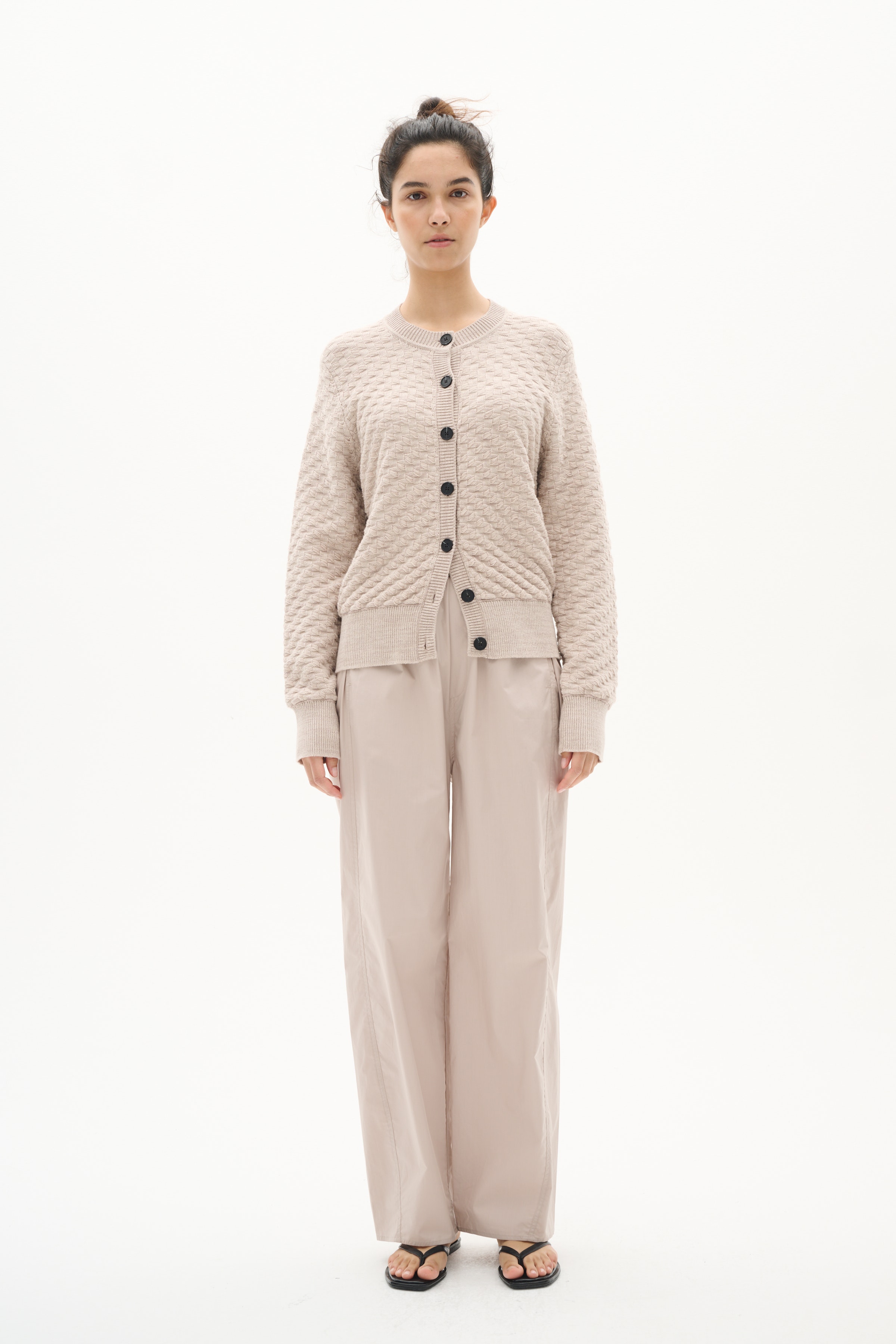 KennaIW Poplin Trousers LOOKBOOK FRONT 30110533-161406