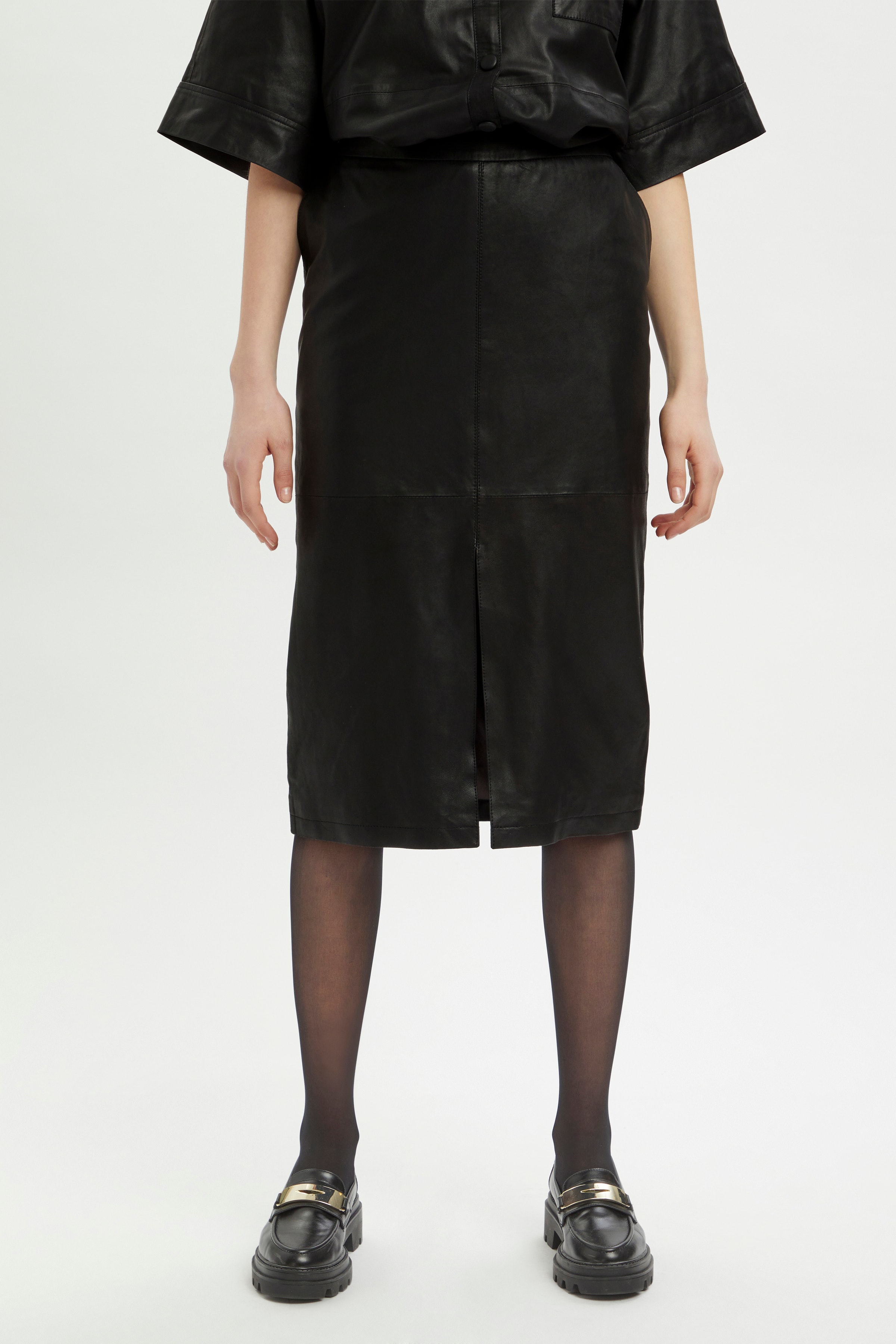 MWBally Leatherskirt LOOKBOOK FRONT 10703547-100031