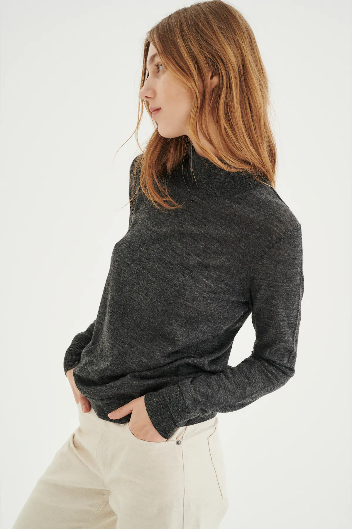 Pullover Wool Grey