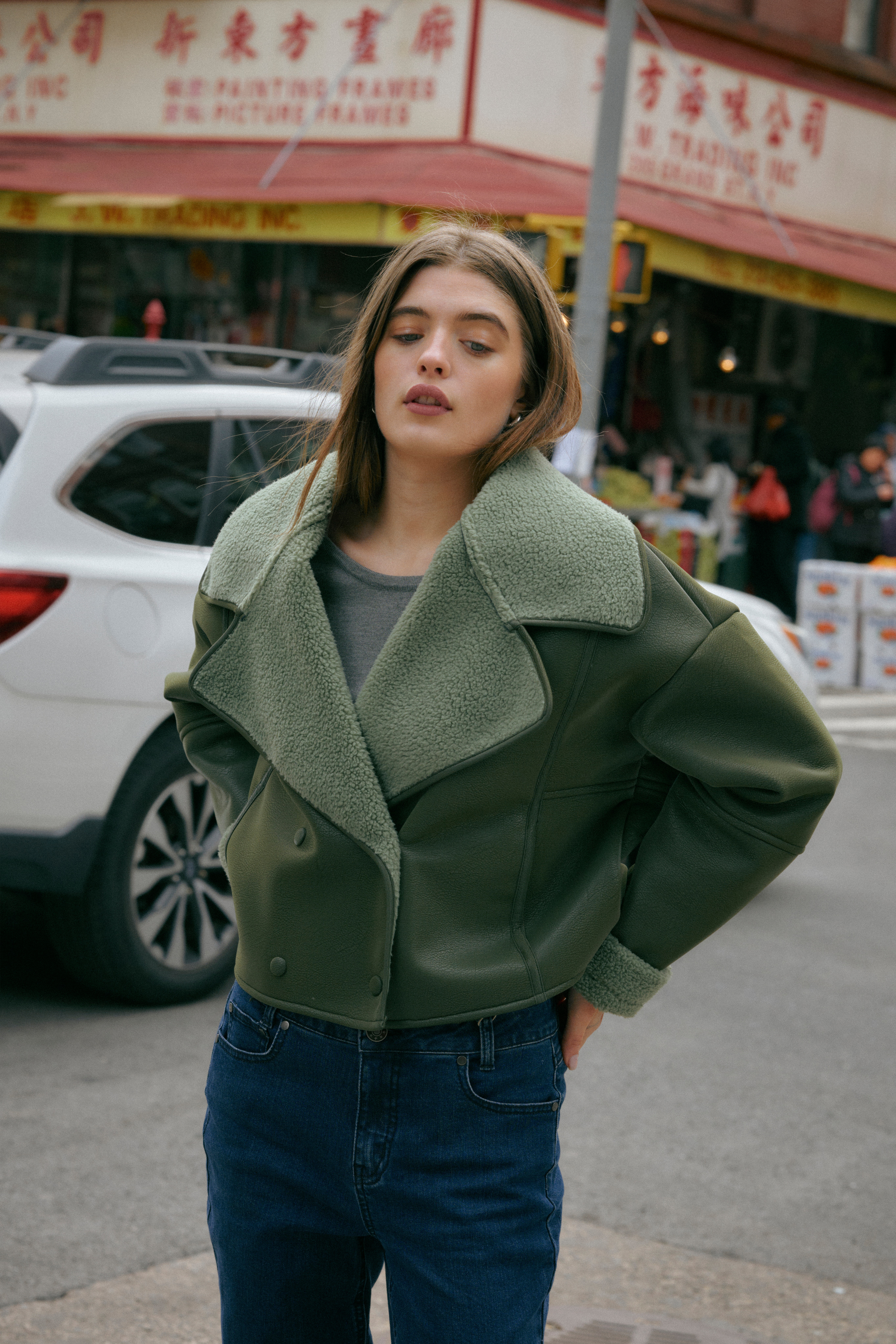 CUlenny Aviatorjakke LOCATION NONE 50112277-190419