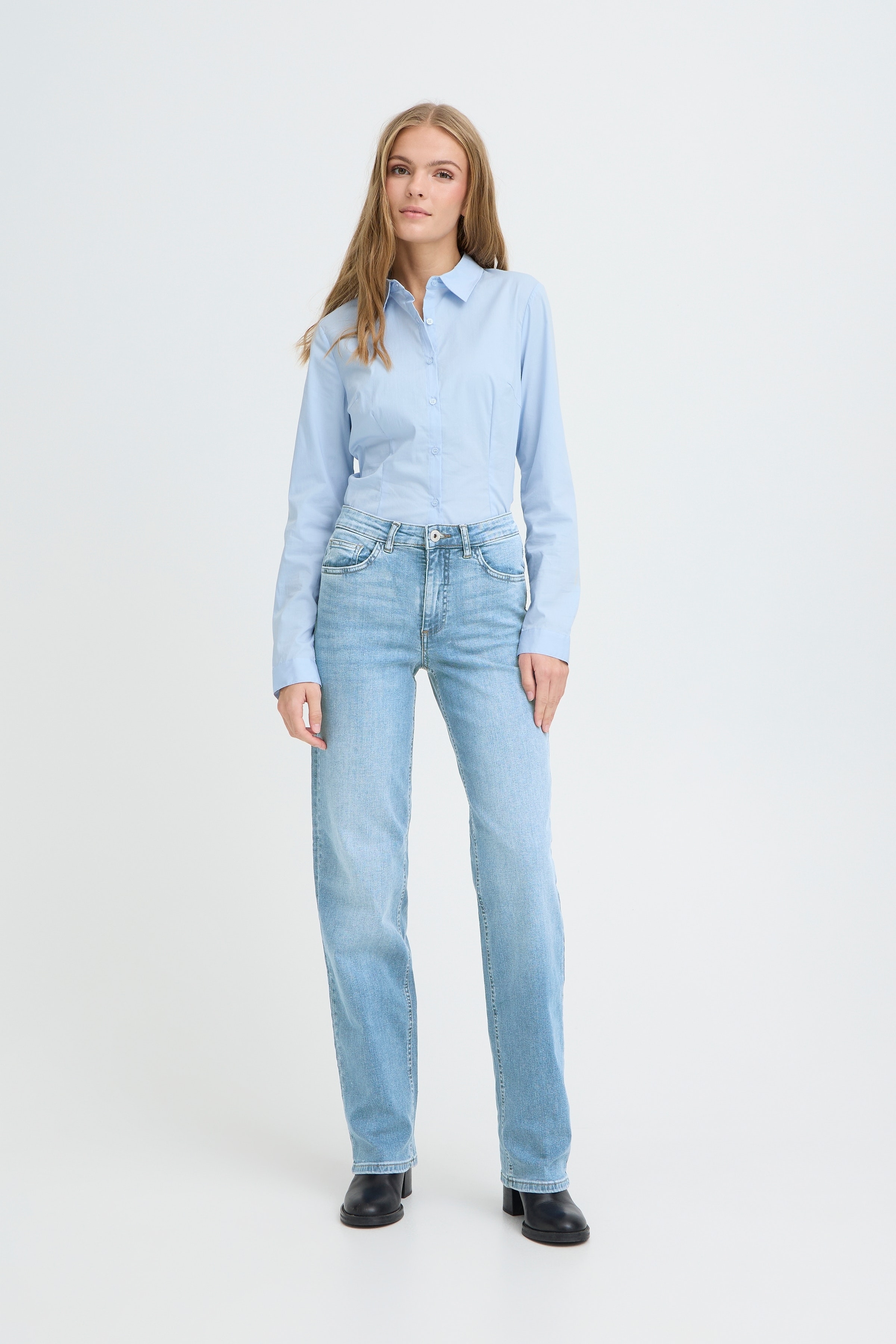 IHTWIGGY STRAIGHT Jeans LOOKBOOK FRONT 20119128-19044
