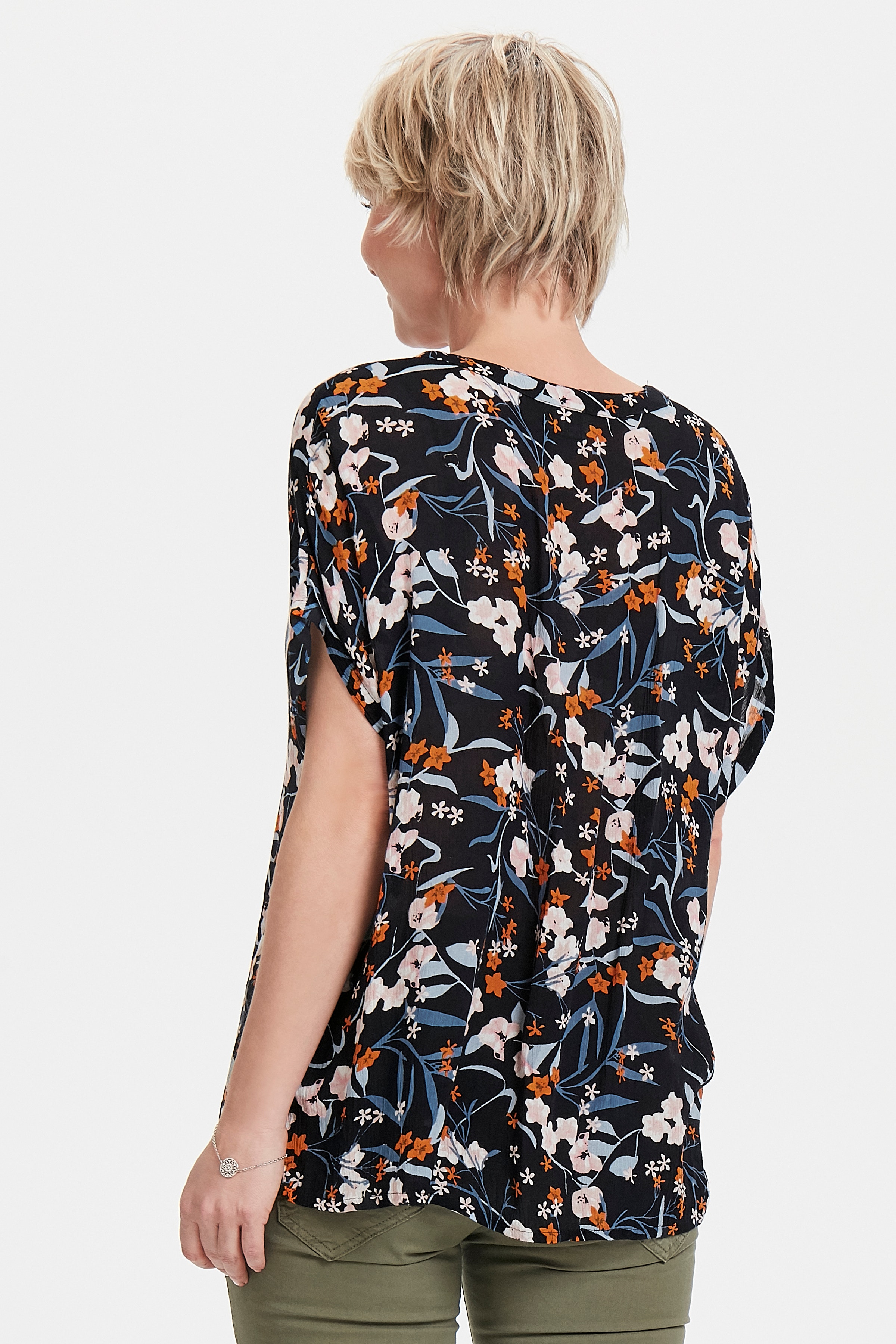 Kortärmad blus LOOKBOOK BACK 10503177-52737