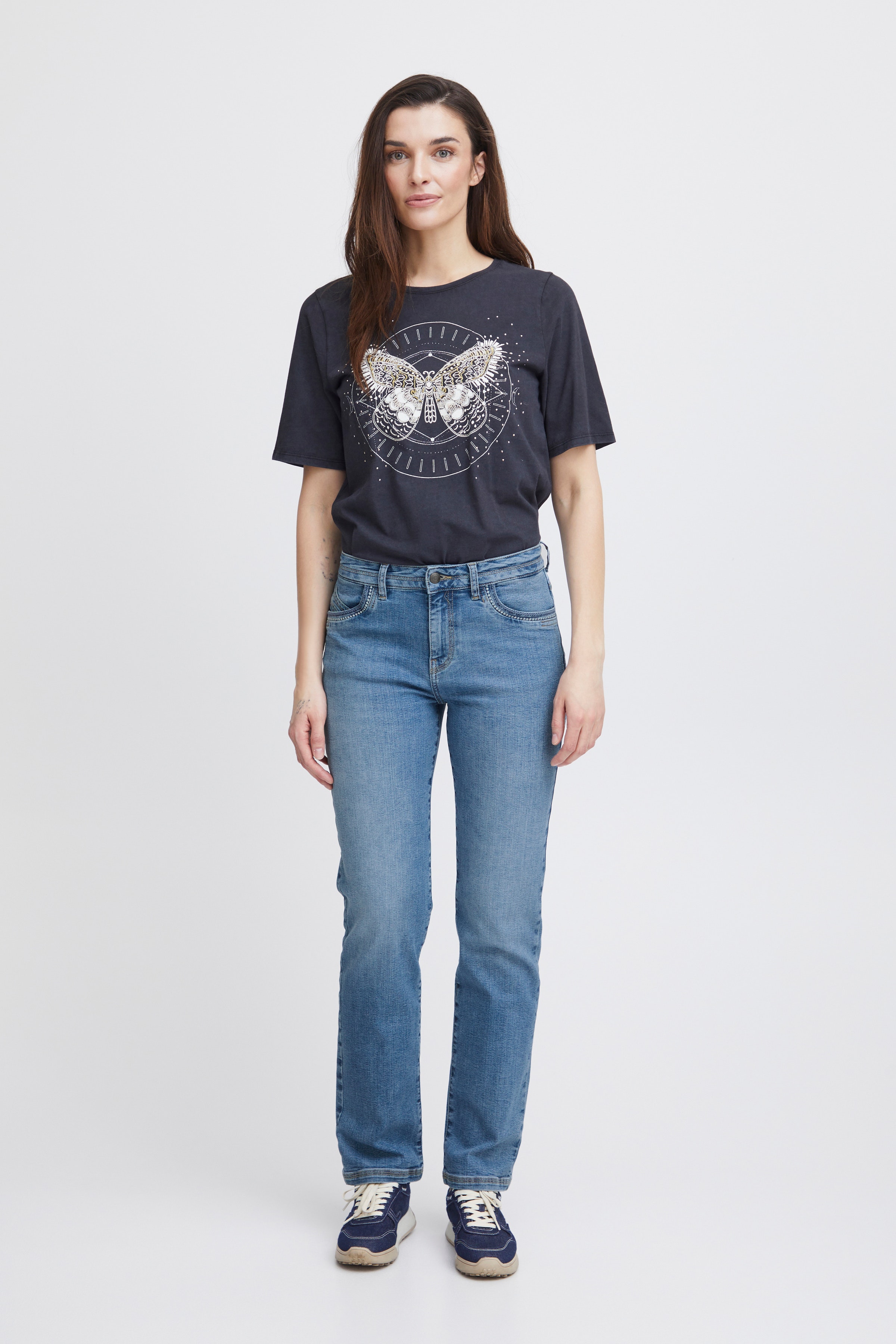 PZKENYA HW Jeans Straight Leg LOOKBOOK FRONT 50207893-200008