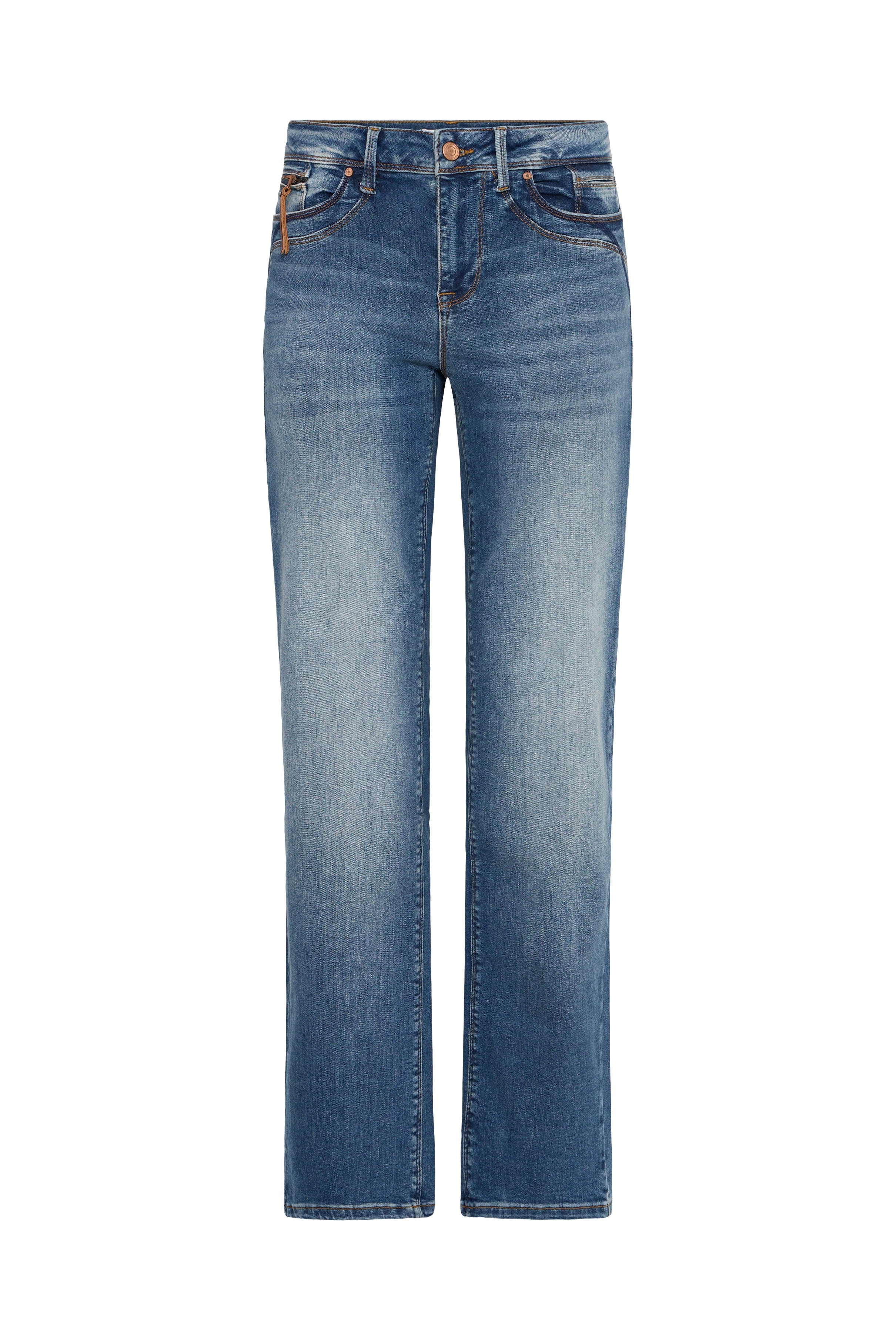 PZKAROLINA HW Jeans Straight Leg PACK FRONT 50205580-200007