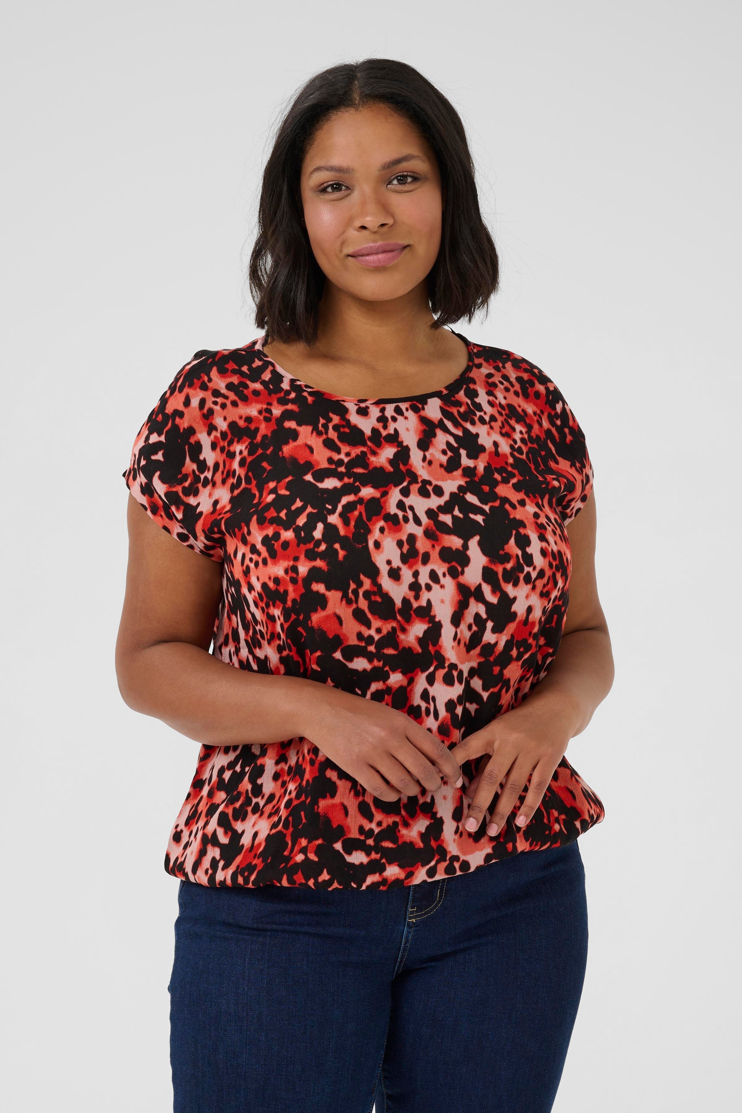 KCami Leopard Blouse LOOKBOOK FRONT 10582027-108190