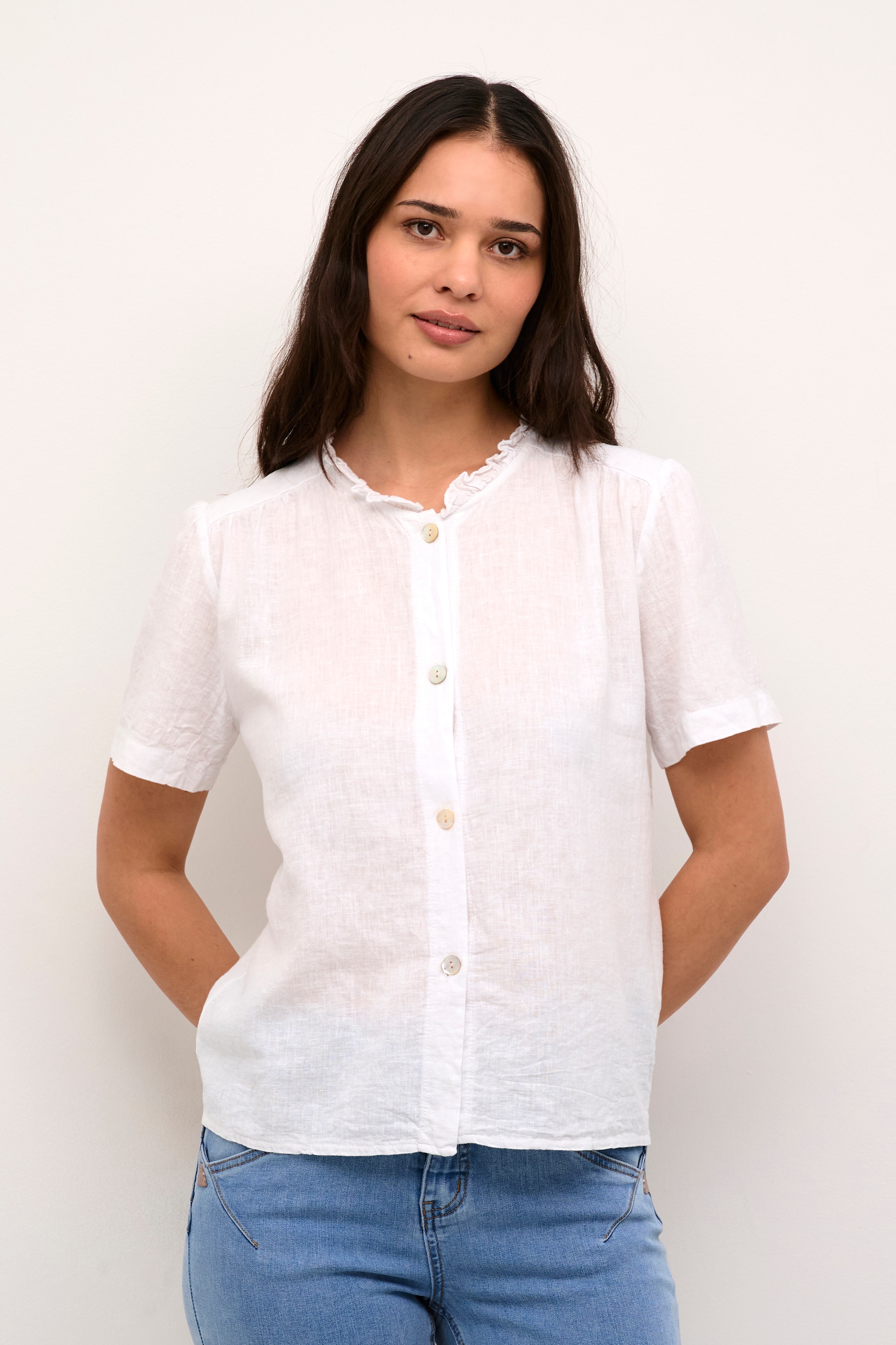 CRMellis Linen blouse LOOKBOOK FRONT 10613194-110602