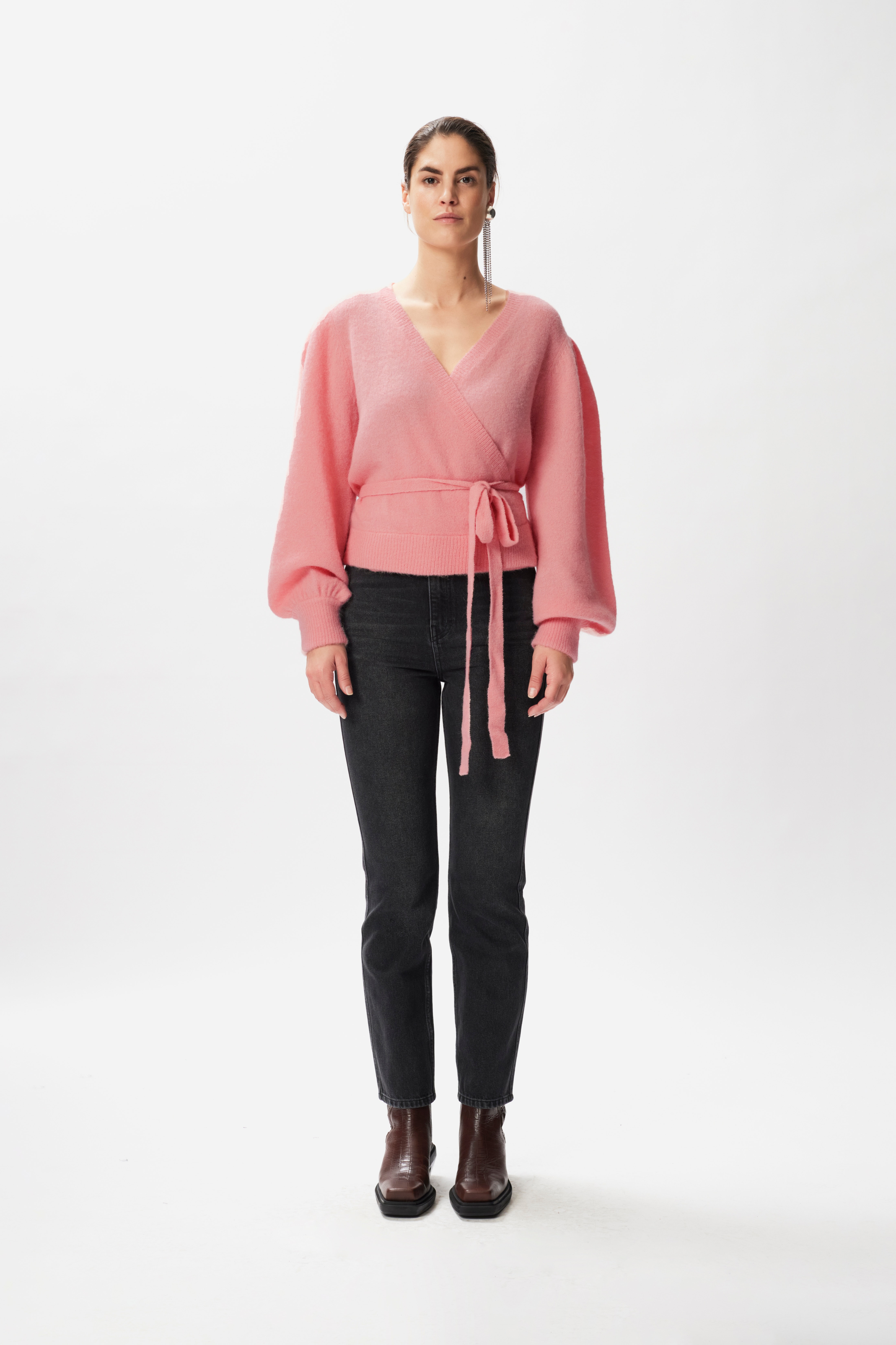 AlphaGZ Stickad cardigan LOOKBOOK FRONT 10905530-101959