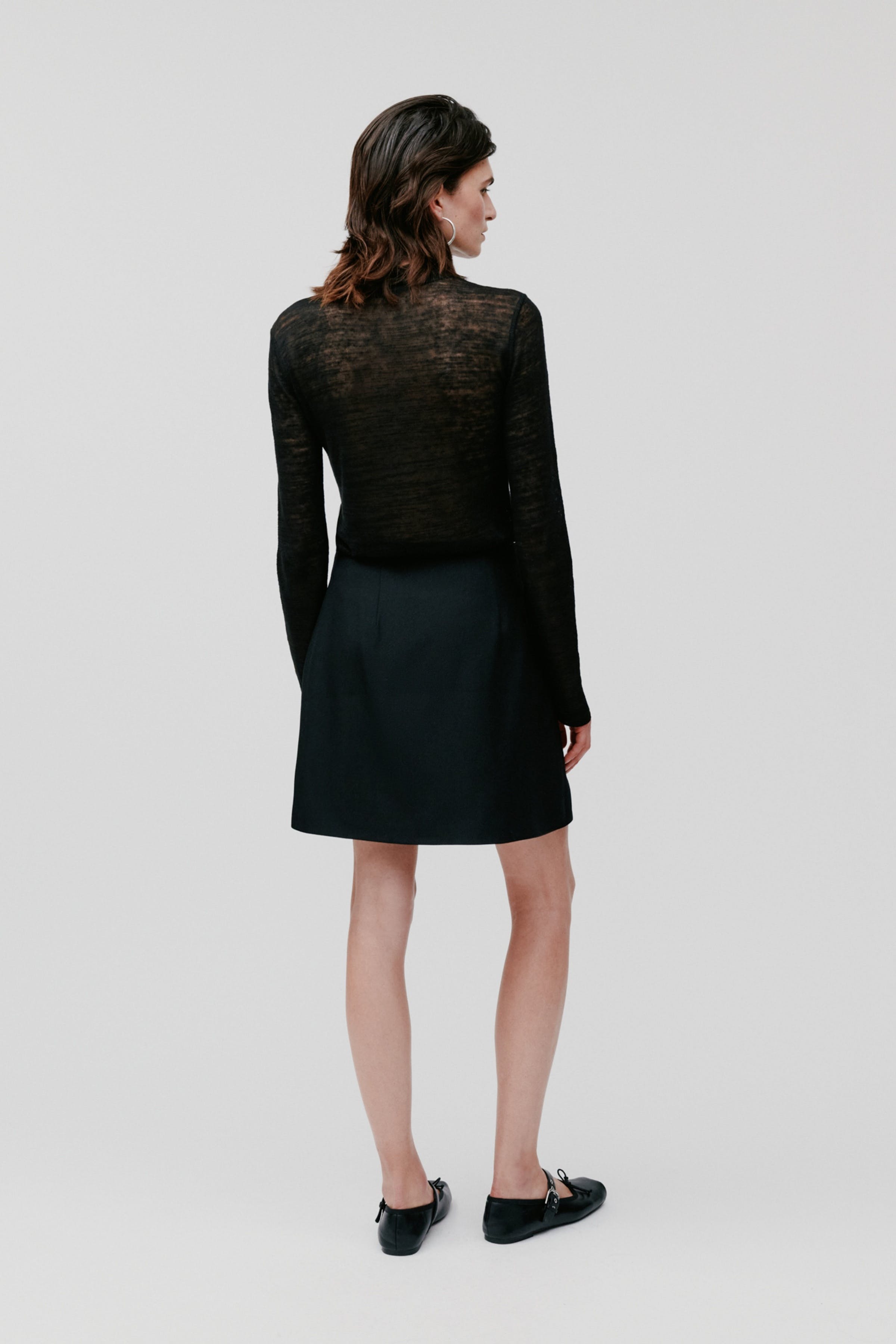 STEVIE Skjørt LOOKBOOK BACK 30600532-BK999