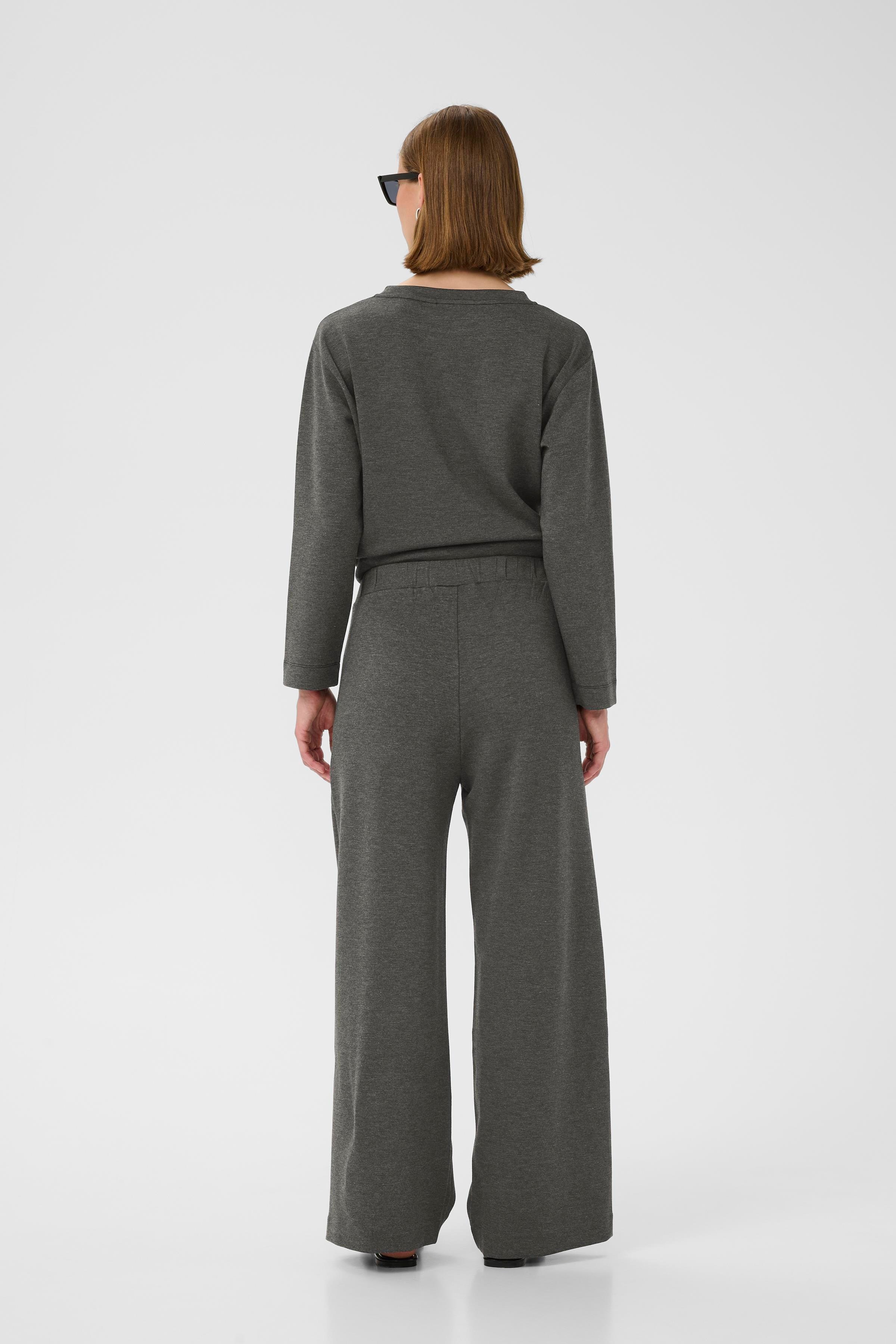 GincetteIW Melange Bukser LOOKBOOK FRONT 30110741-300596