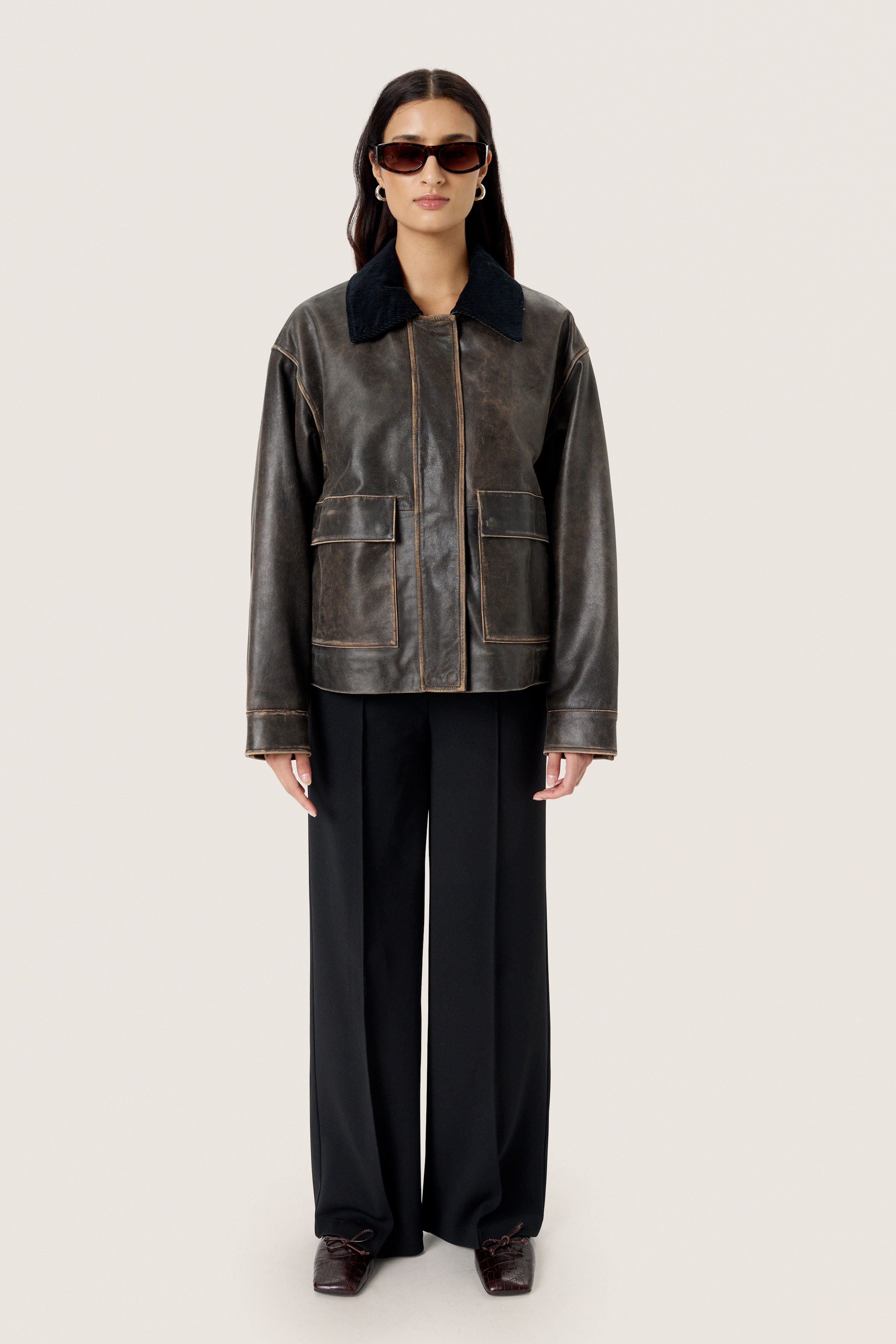 SLFiorella Skinnjacka LOOKBOOK FRONT 30408691-191109
