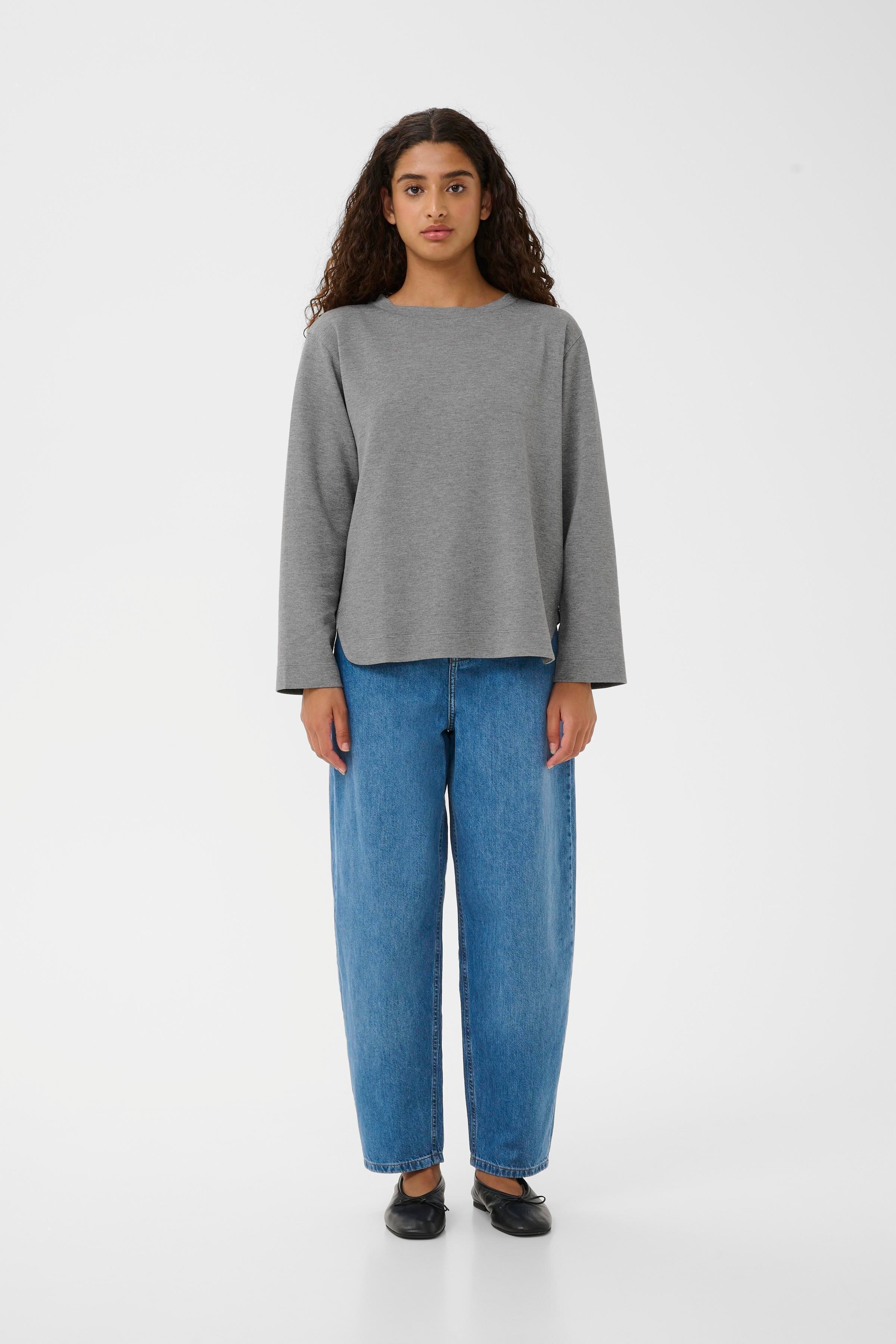 GincentIW Melange Sweatshirt LOOKBOOK FRONT 30109922-301744