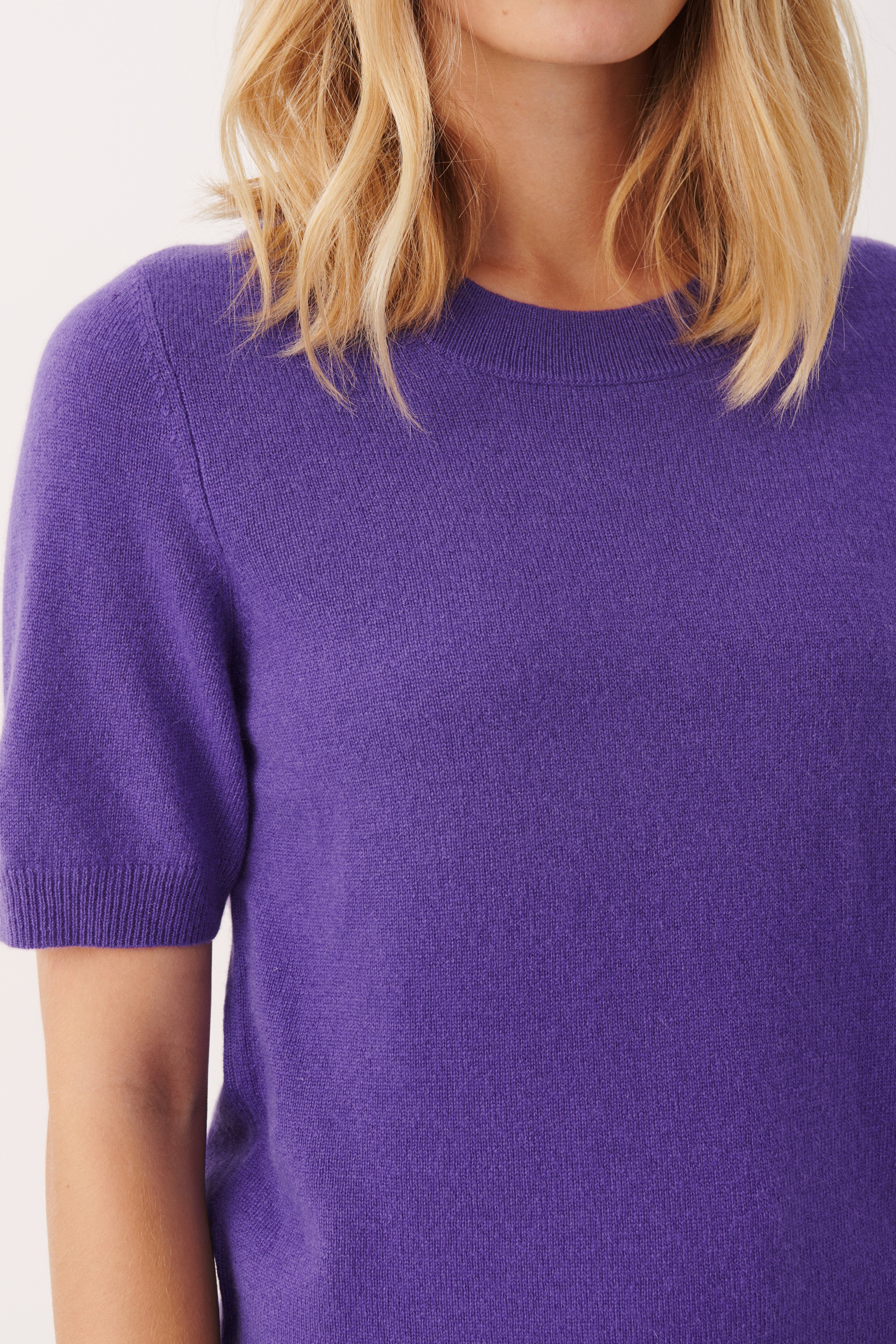 EverlottaPW Short-sleeved cashmere sweater LOOKBOOK DETAIL 30307338-183838